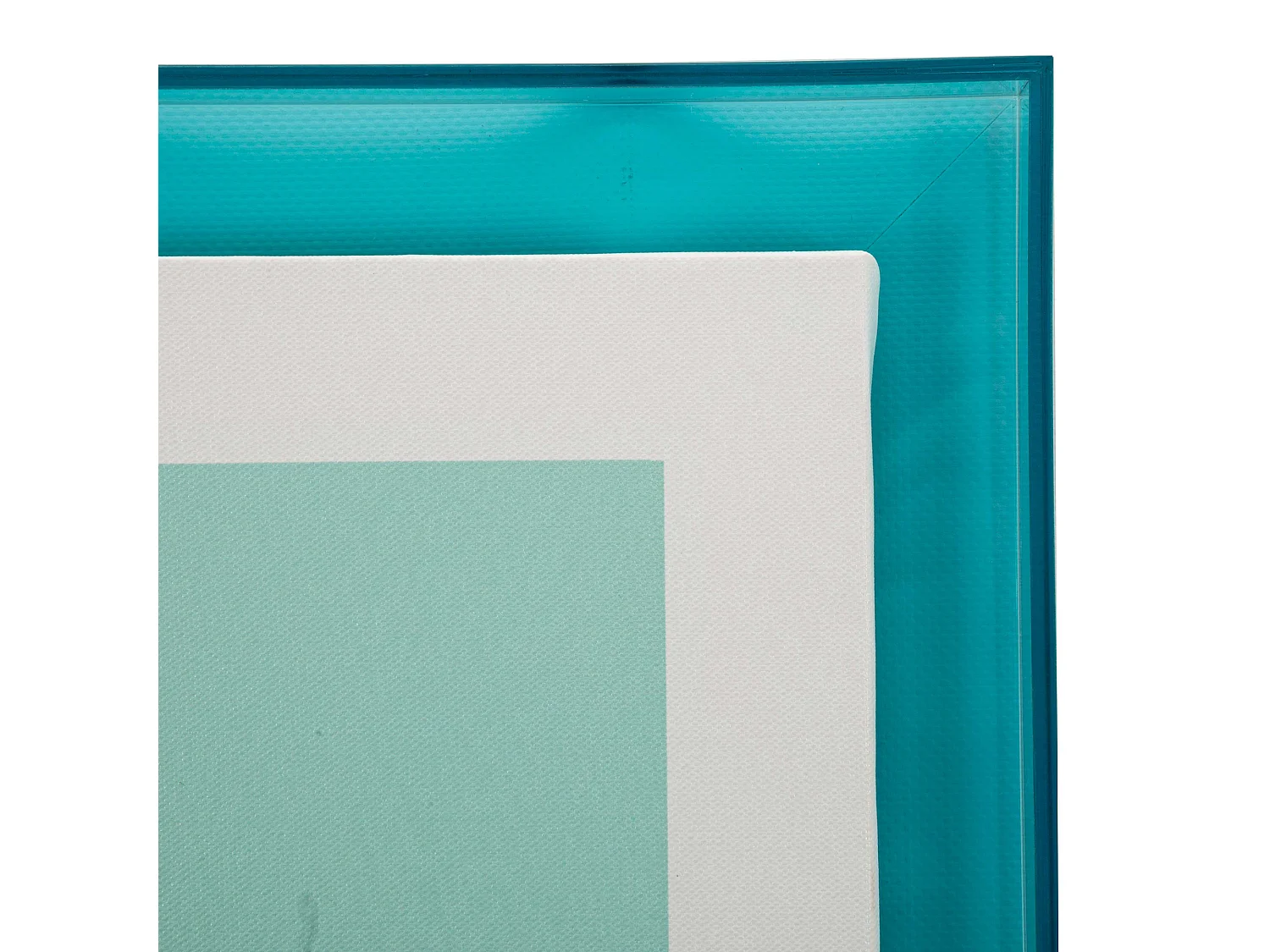 Cadre Bamiri, Structure en plastique, 50x70h cm multicolore, Structure en bois, Matériel en plastique