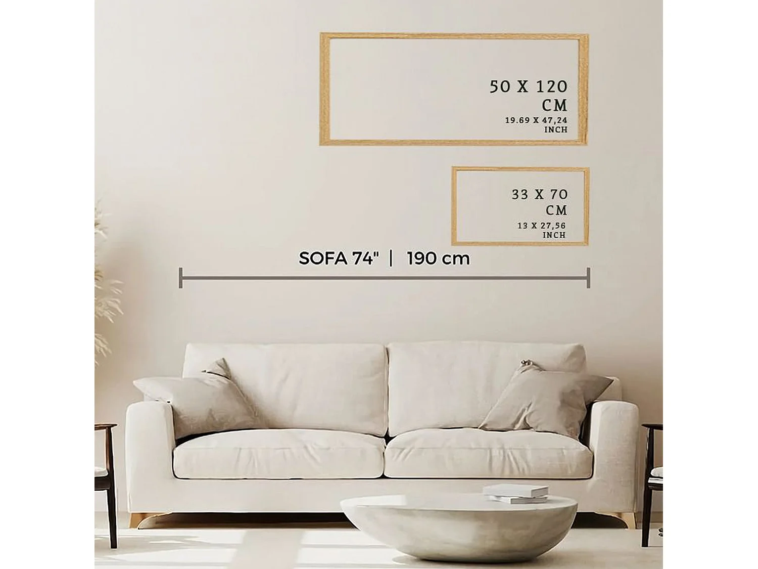 Tableau Miri, Structure en Bois Noble, 50x120h cm Multicolore,