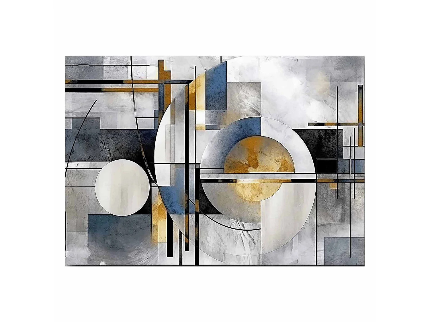 Tableau Nahate, Structure en Tissu, 70x100h cm Multicolore, Bois Nobilité, Structure Bois Nobilité