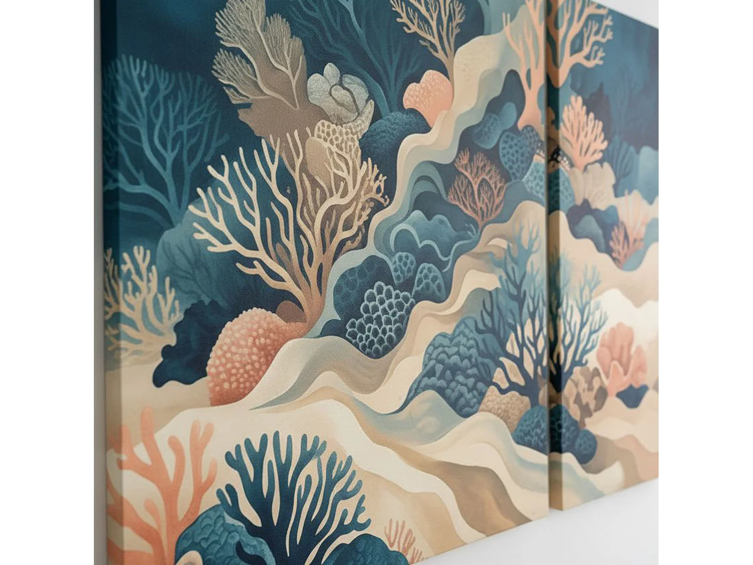 Tableau Nalimiba, structure en tissu, 90x90h cm multicolore, bois noble, bois noble