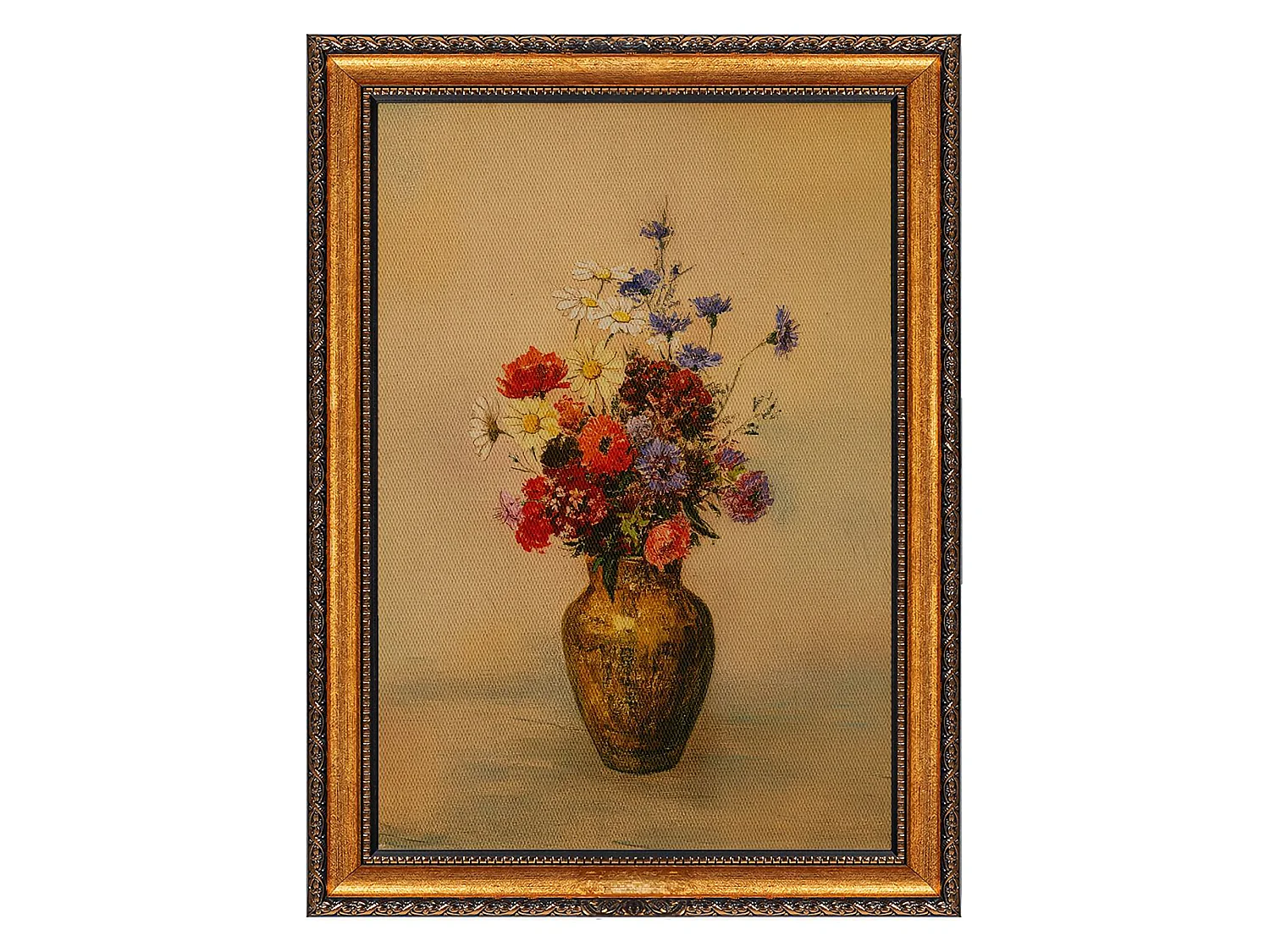 Tableau Natebama, Structure Tissu, 40x60h cm Multicolore, Bois Noble