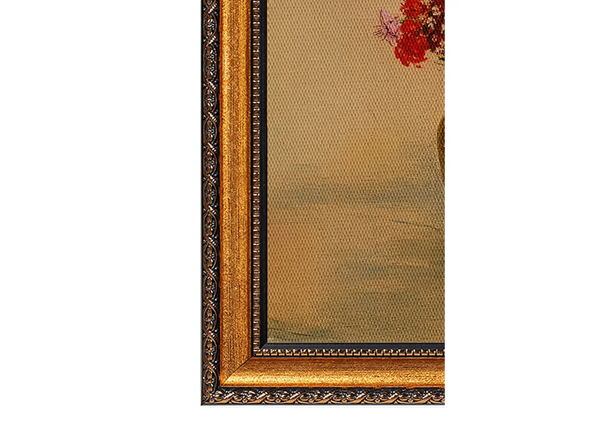 Tableau Natebama, Structure Tissu, 40x60h cm Multicolore, Bois Noble