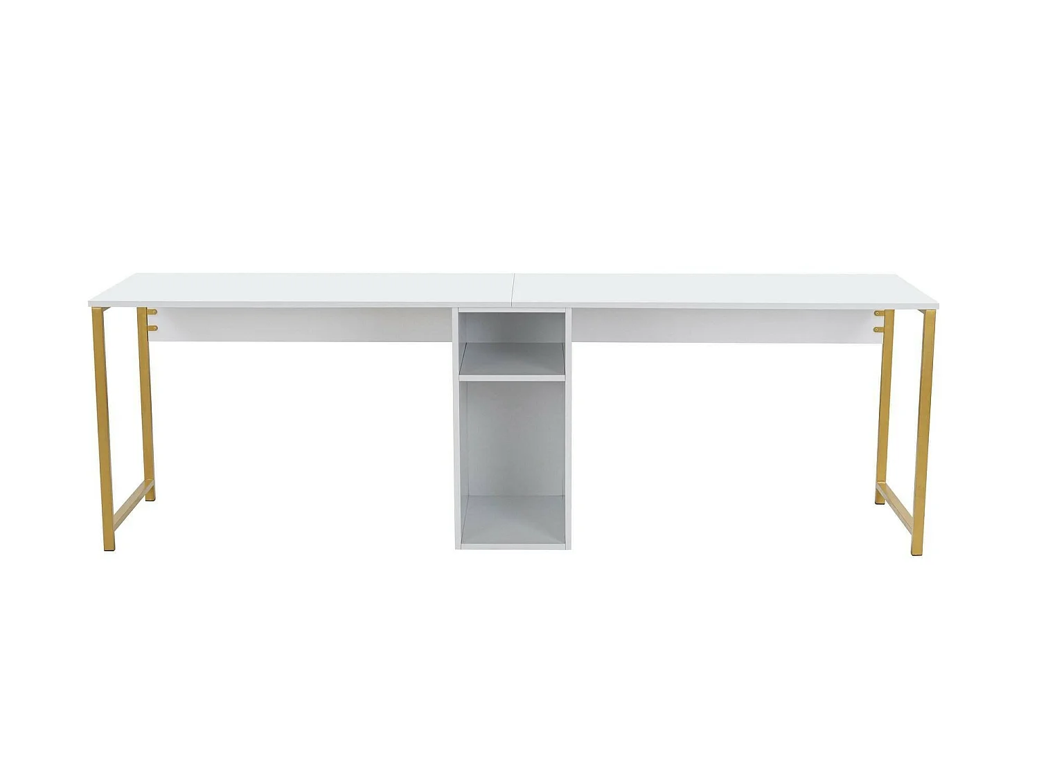 Bureau Violet, un Étagère, 60x240x74h cm or