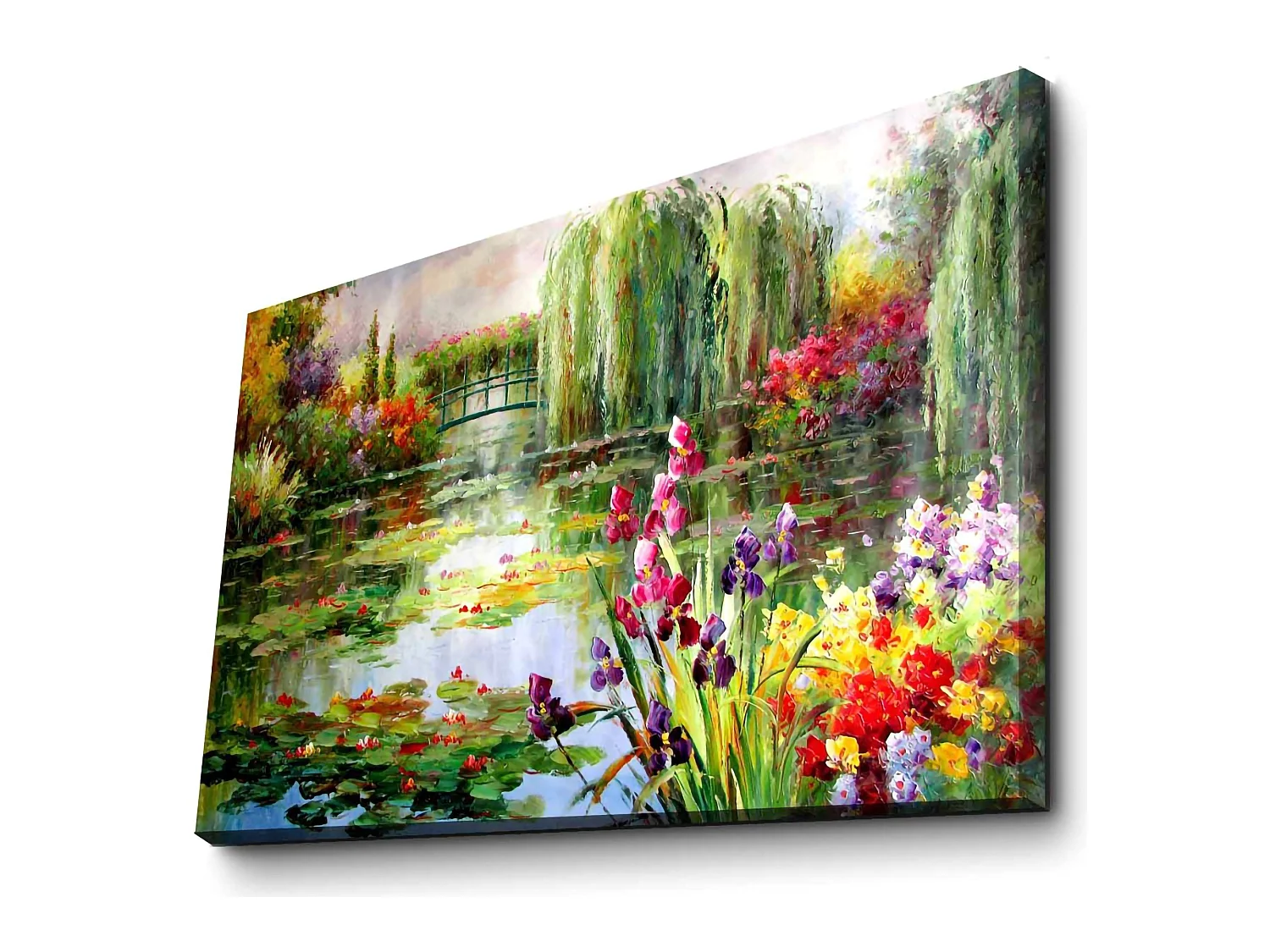 Tableau Nemofa, Structure en Tissu, 45x70h cm Multicolore, Bois Énobli