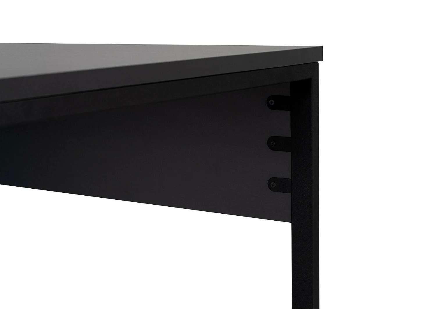 Bureau Violet, une Étagère, 60x240x74h cm Noir Anthracite