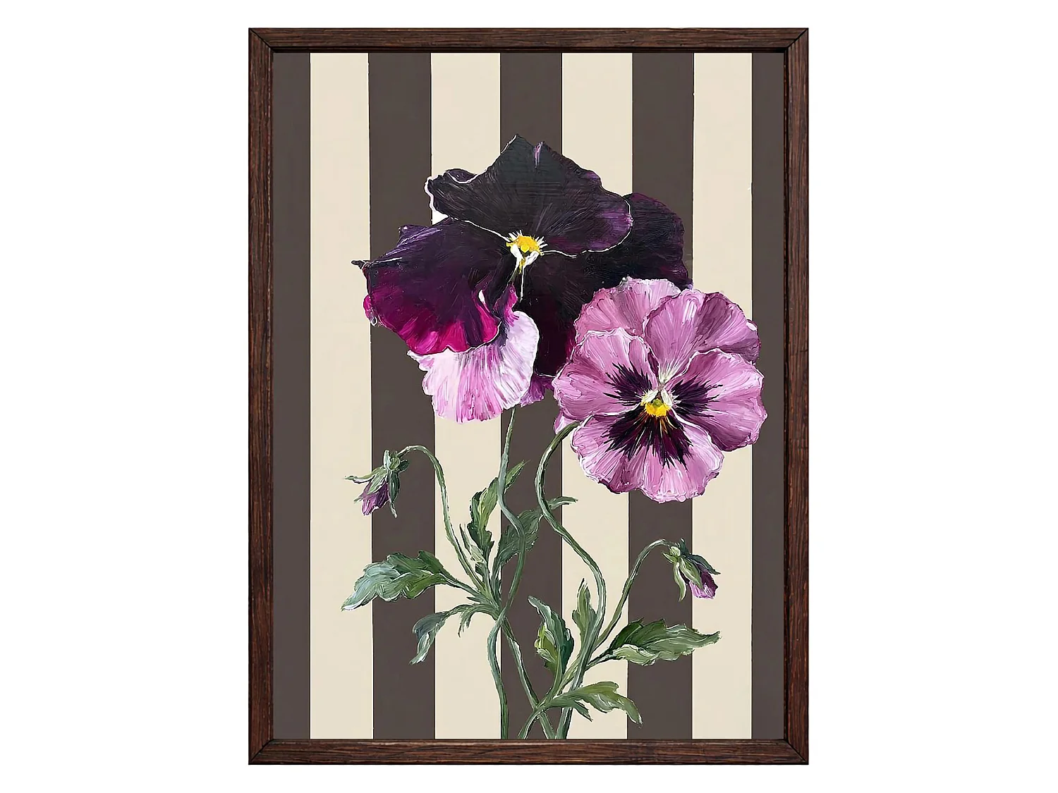 Cadre Megatilo, Structure en Bois Noble, 33x48h cm Multicolore,
