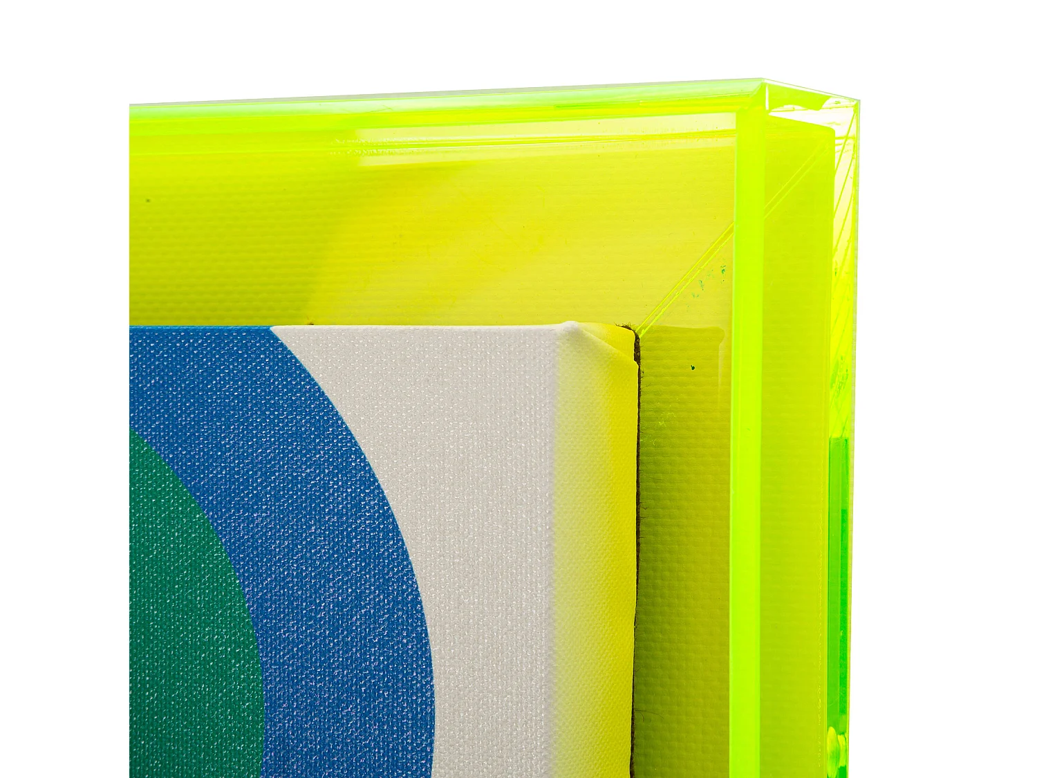 Cadre Bamivani, Structure en plastique, 50x70h cm Multicolore, Structure en bois, Matériau en plastique