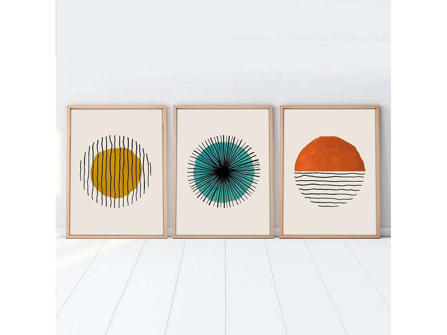 Cadre Mepaleha, Structure en Bois Mélaminé, 50x70h cm Multicolore,