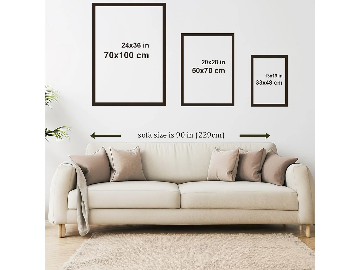Tableau Megarina, Structure en Bois Noblesse, 33x48h cm Multicolore,