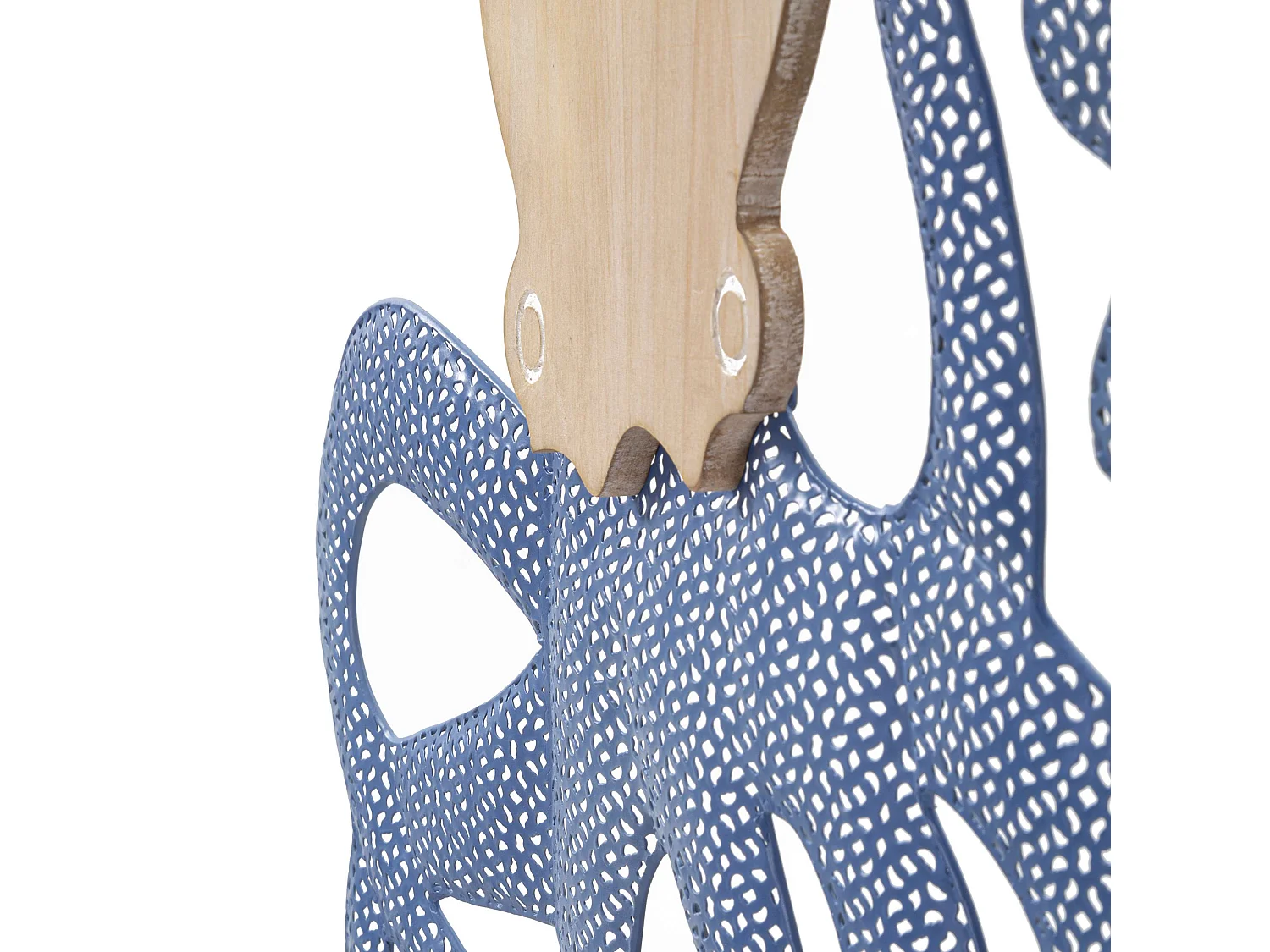 Cadre Gildo, Métal, 41x57h cm bleu, Bois Revêtu, Teinte Structure Chêne