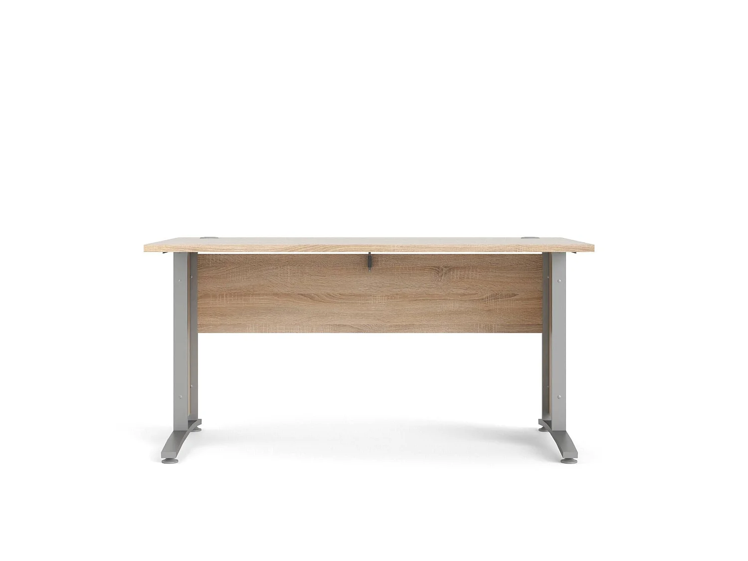 Bureau Ascorbato, Structure en Bois Nobilé, 80x150x74,5h cm Marron