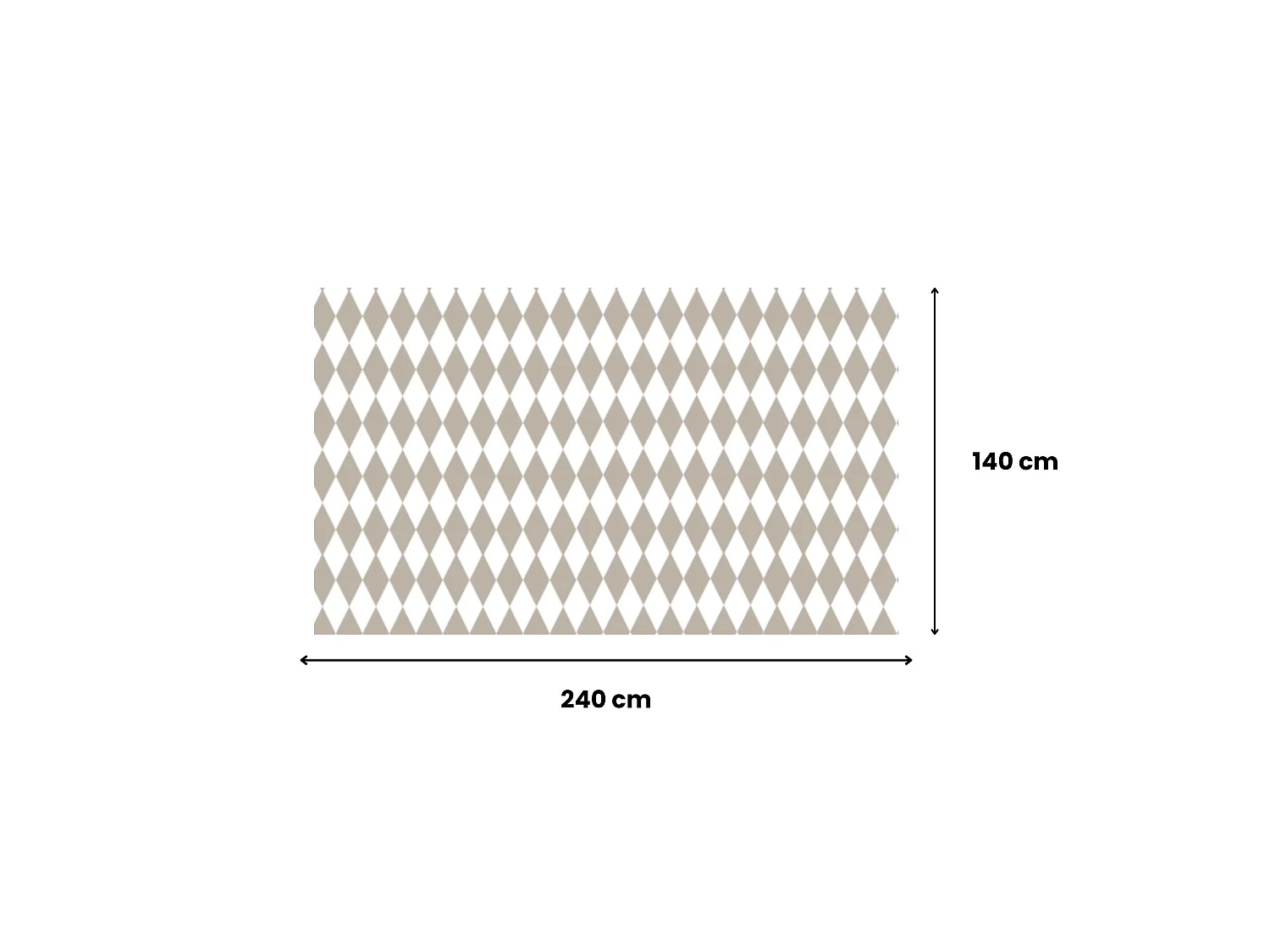 Tovaglia Acrobata, 100% Poliestere Tessuto Antipiega Made in Italy, 240x140 cm Grigio Tortora, Lavabile, Forma Rettangolare