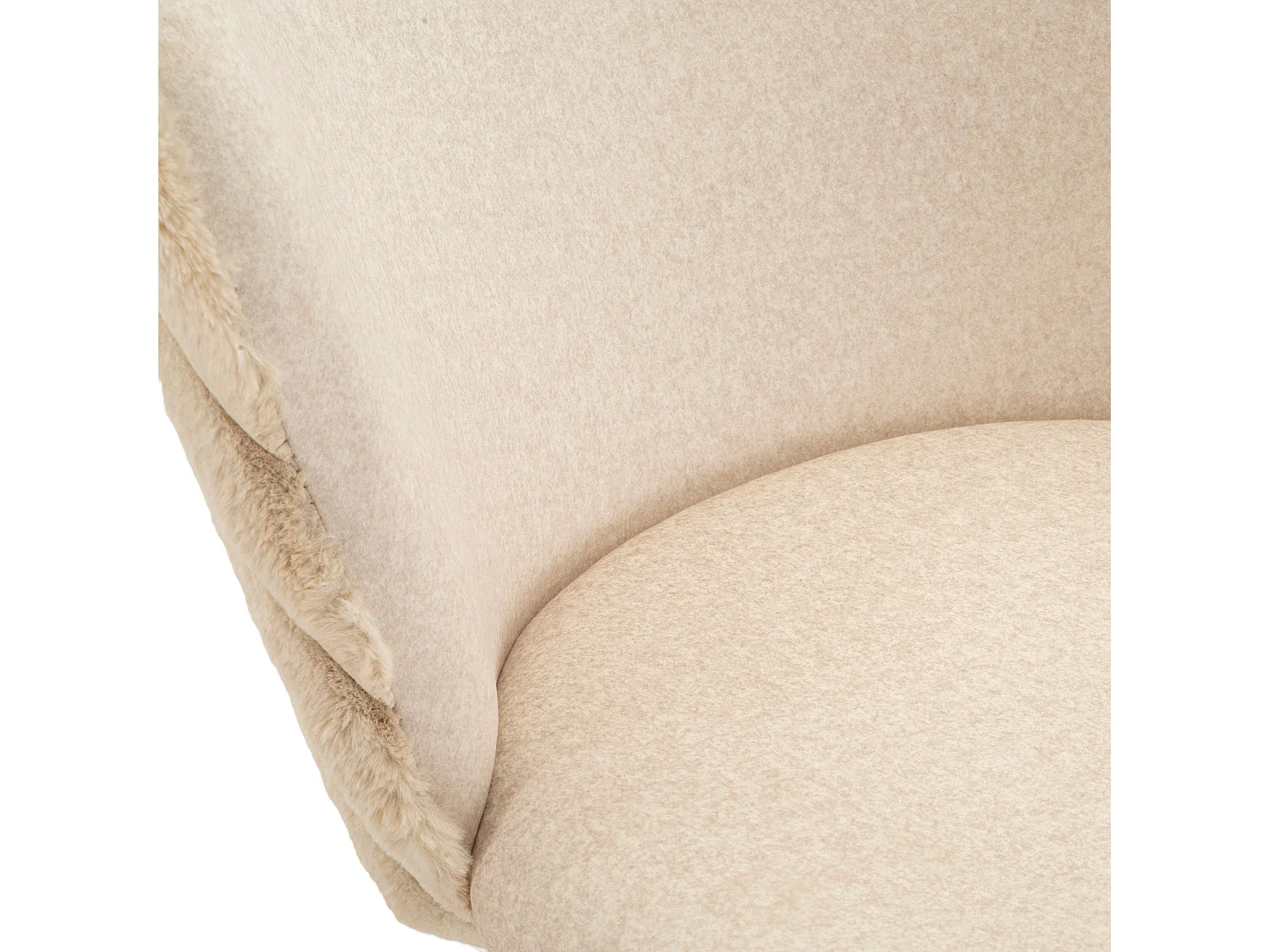 Sgabello Kalpa, Imbottito, 55x58x106h cm Bianco Crema, set da 2 con Schienale, Altezza Seduta 77 cm