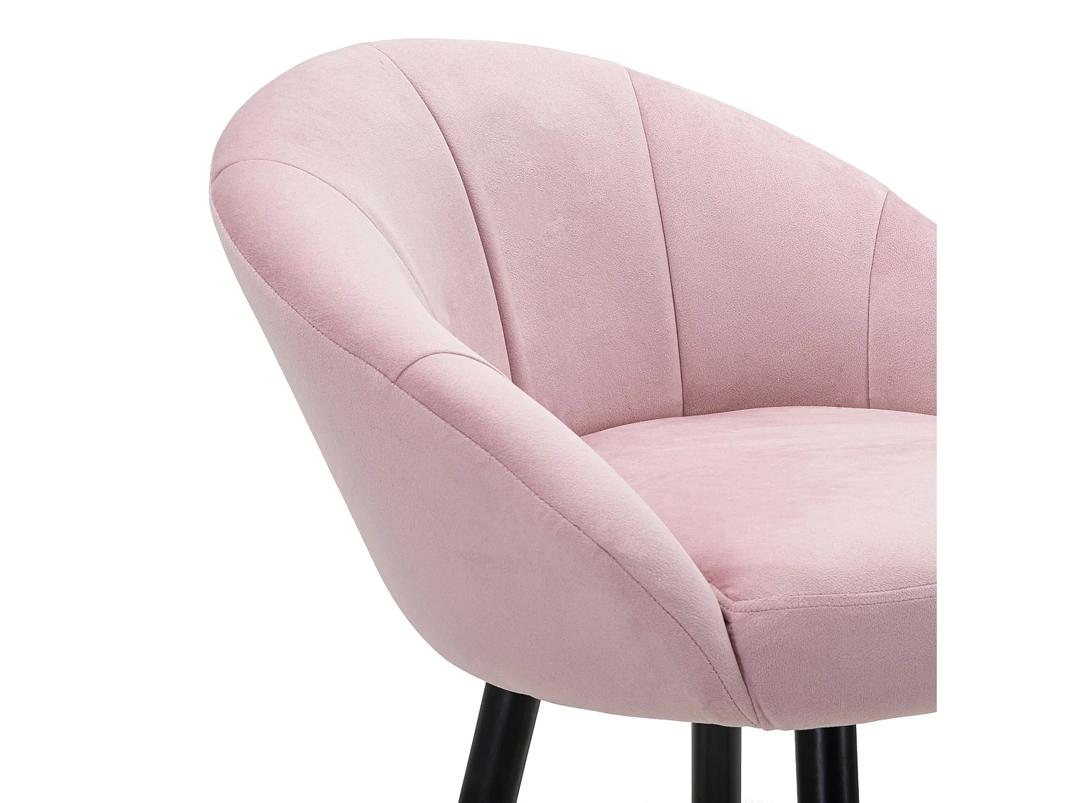 Sgabello Huanca, Imbottiture, 55x56x104h cm Rose, Revêtement Velours, Structure Bois Nobilité