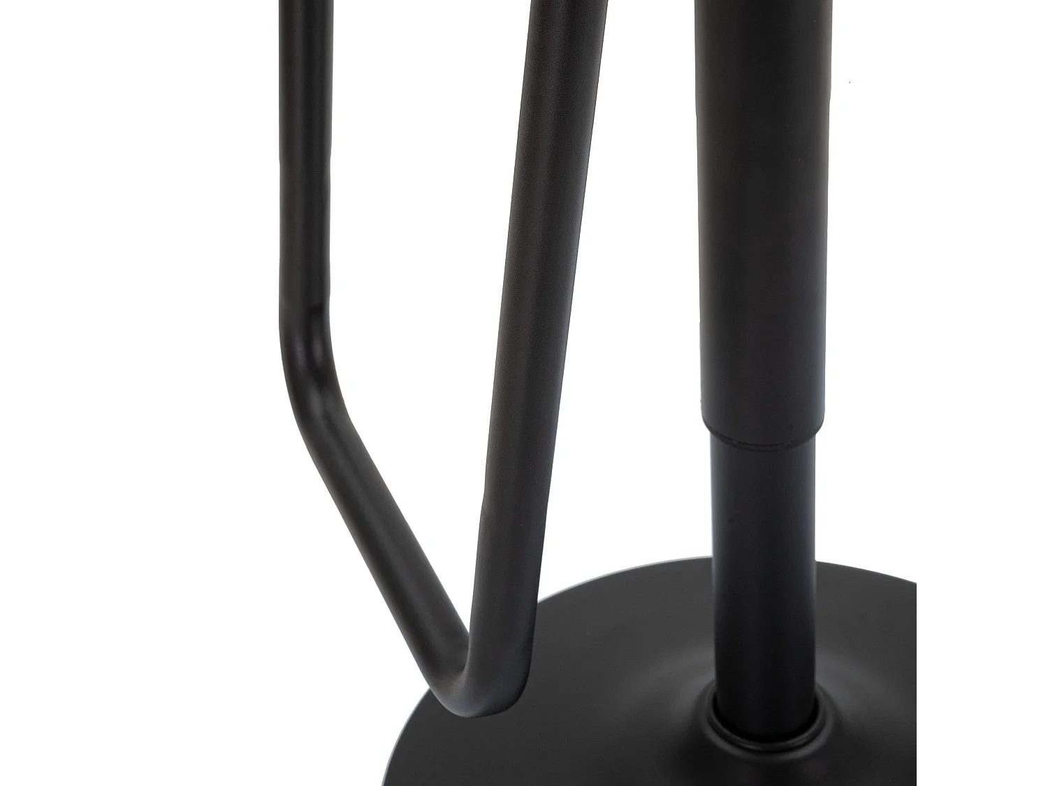 Sgabello Jardin, réglable, 41x41x61h cm blanc crème, rembourré, hauteur d'assise maximale 83 cm