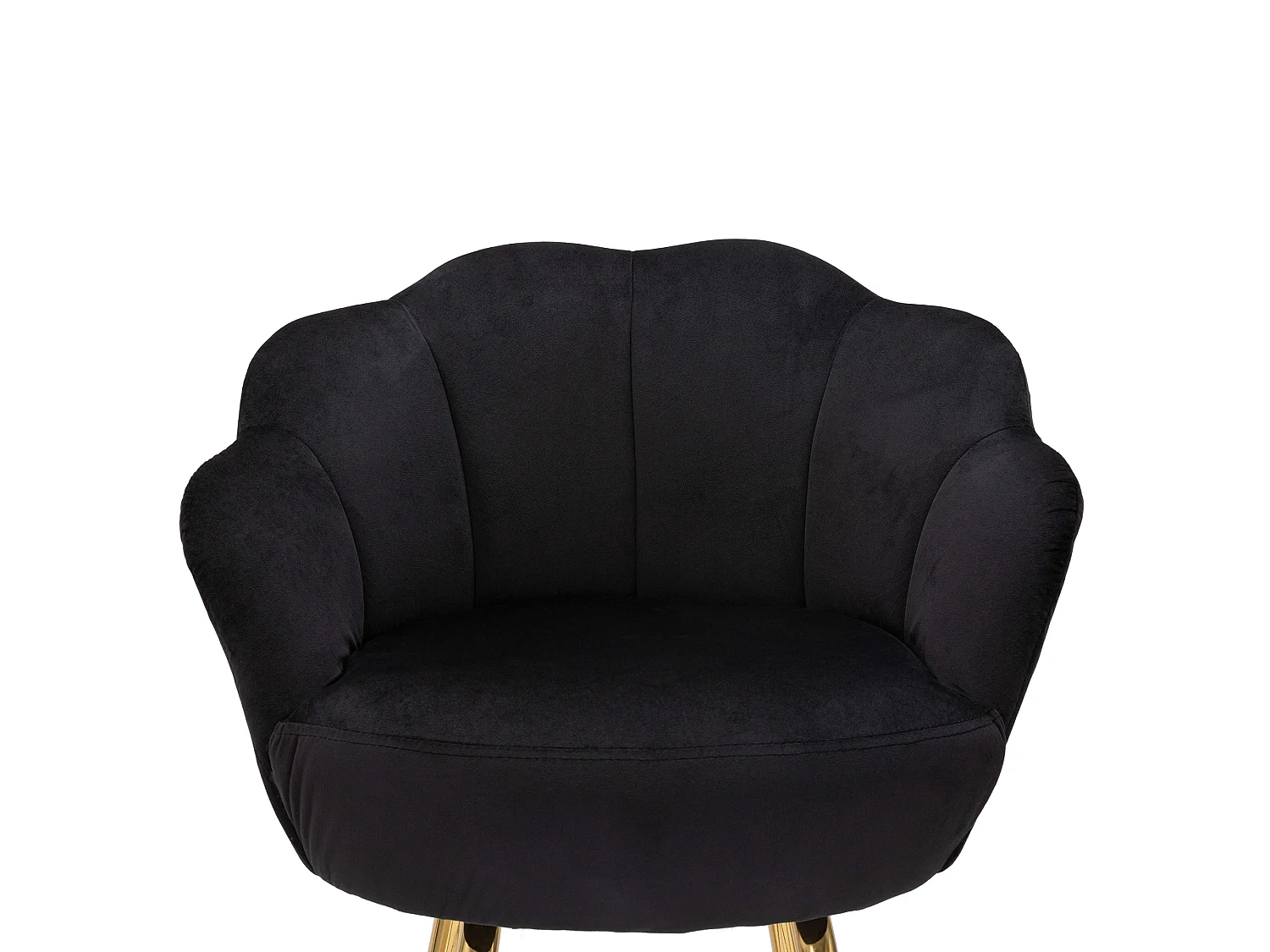Sgabello Tequis, Revêtement en Velours, 55x53x110h cm Noir, Rembourré, Couleur Assise Noire