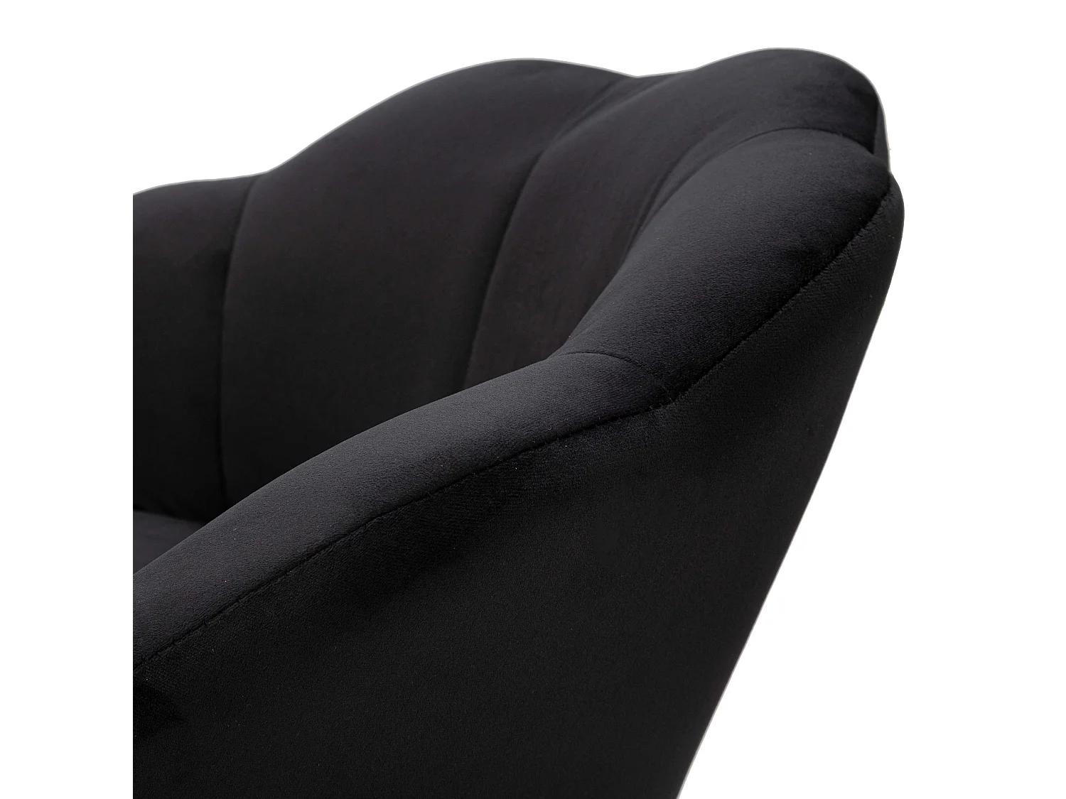 Sgabello Tequis, Revêtement en Velours, 55x53x110h cm Noir, Rembourré, Couleur Assise Noire