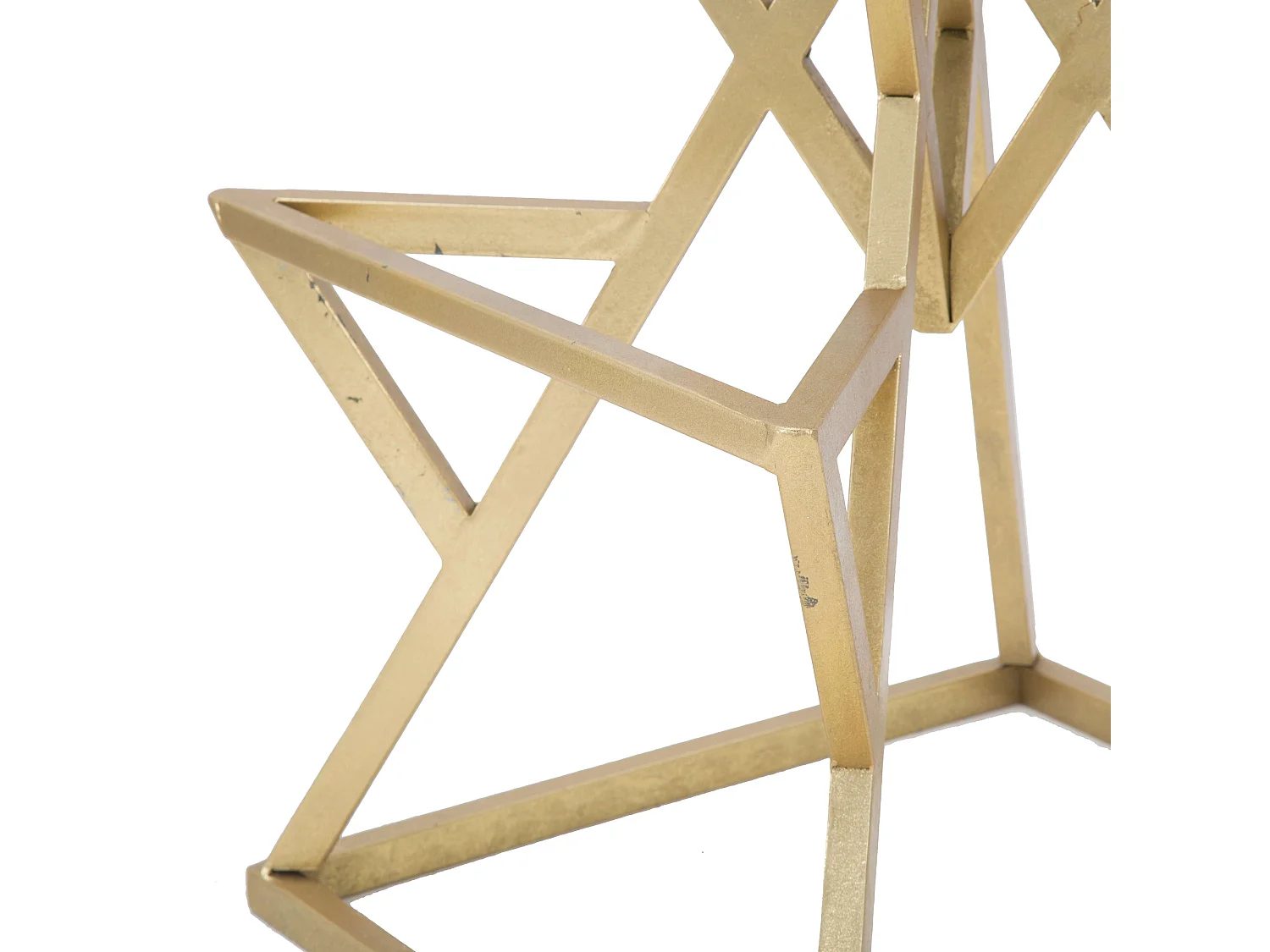 Sgabello Datipa, rembourré, 40x40x75h cm noir, structure en or, métal