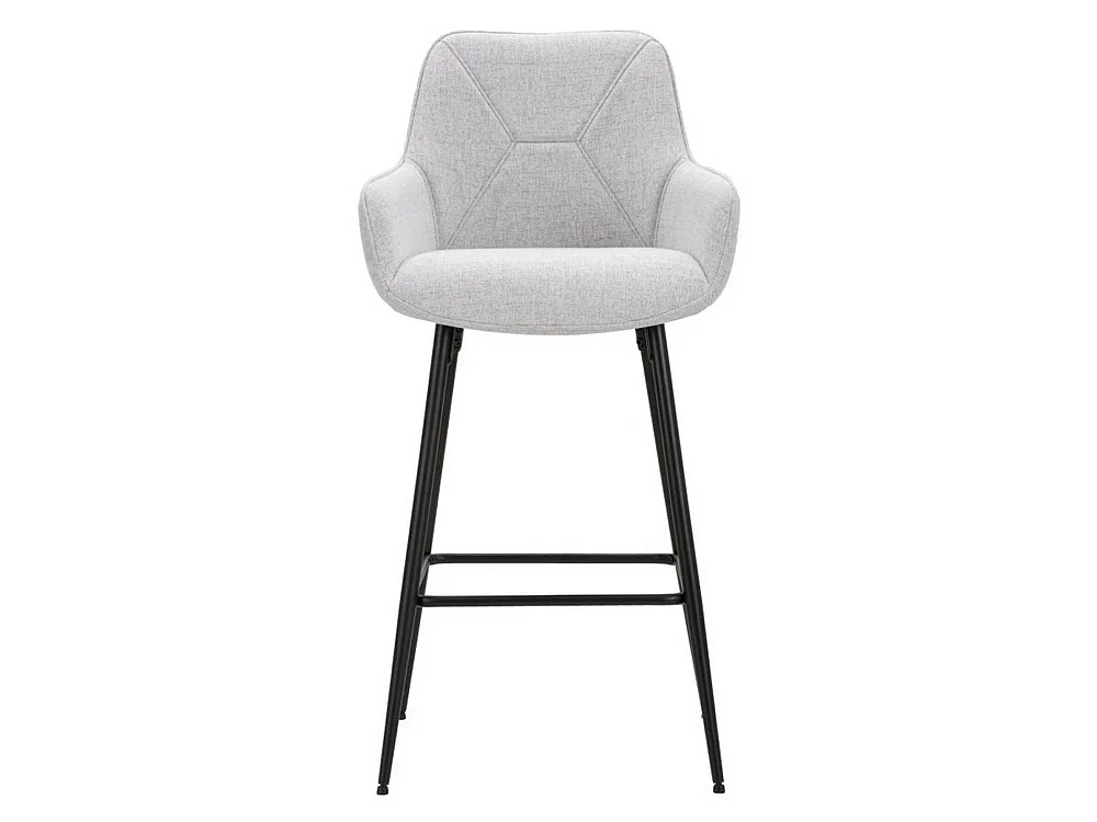 Tabouret Moore, Rembourré, 55x55x109h cm Noir