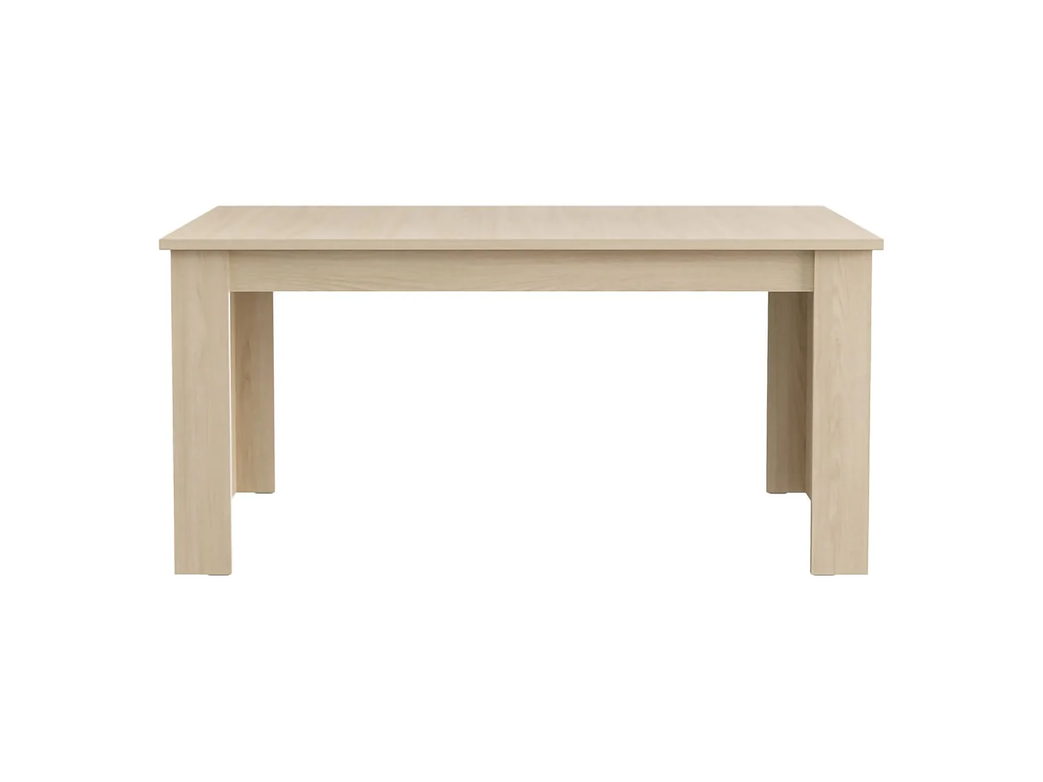 Table Fixe Rifred, 8 Places, 160x90x77h cm Chêne Brun, Rectangulaire, Nuance Chêne