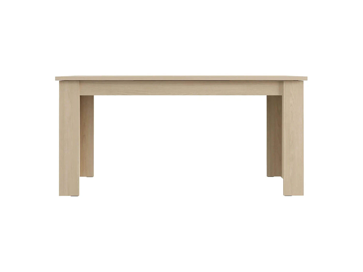 Table Fixe Rifred, 8 Places, 160x90x77h cm Chêne Brun, Rectangulaire, Nuance Chêne