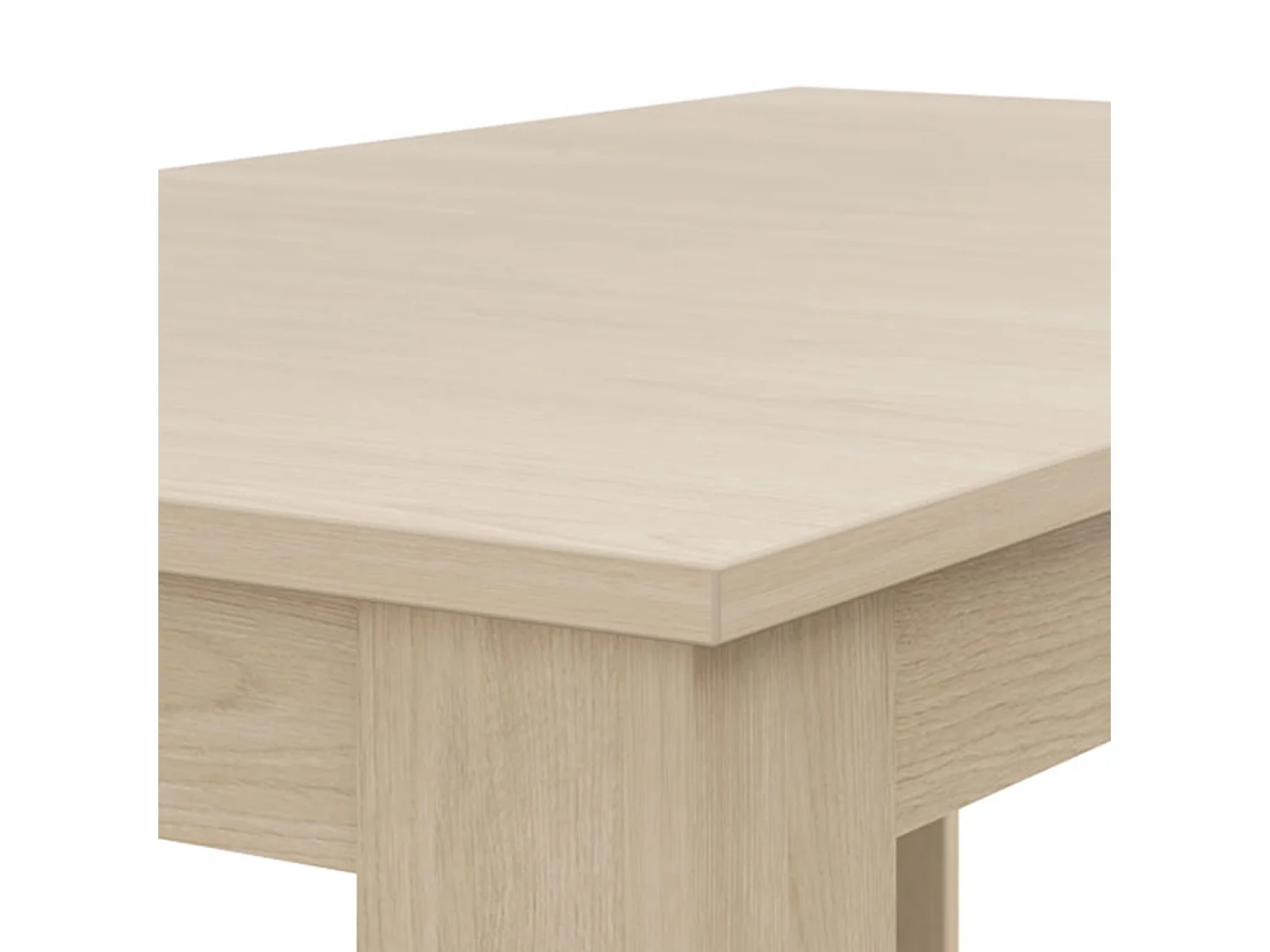 Table Fixe Rifred, 8 Places, 160x90x77h cm Chêne Brun, Rectangulaire, Nuance Chêne