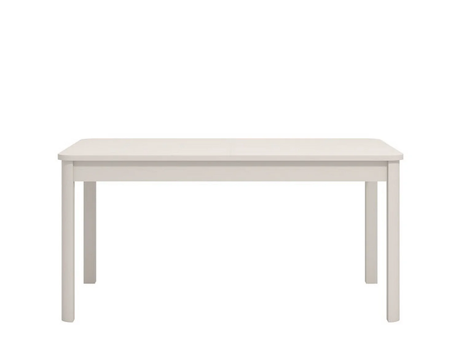 Table Fixe Tonara, 6 Places, 160x91x77h cm Blanc, Forme Rectangulaire, Plateau en Bois Mélaminé