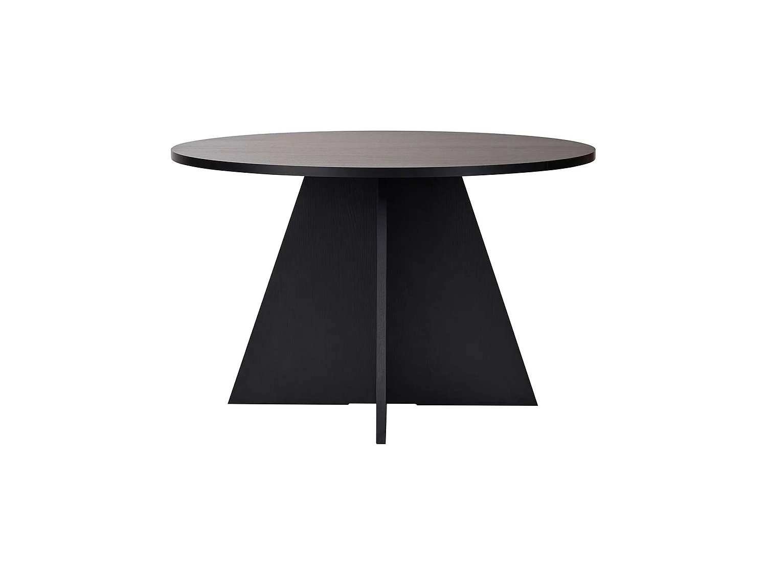 Tavolo Fisso Racale, 4 Posti, 120x120x75h cm Nero, Forma Rotondo, Peso Supportato 60 kg