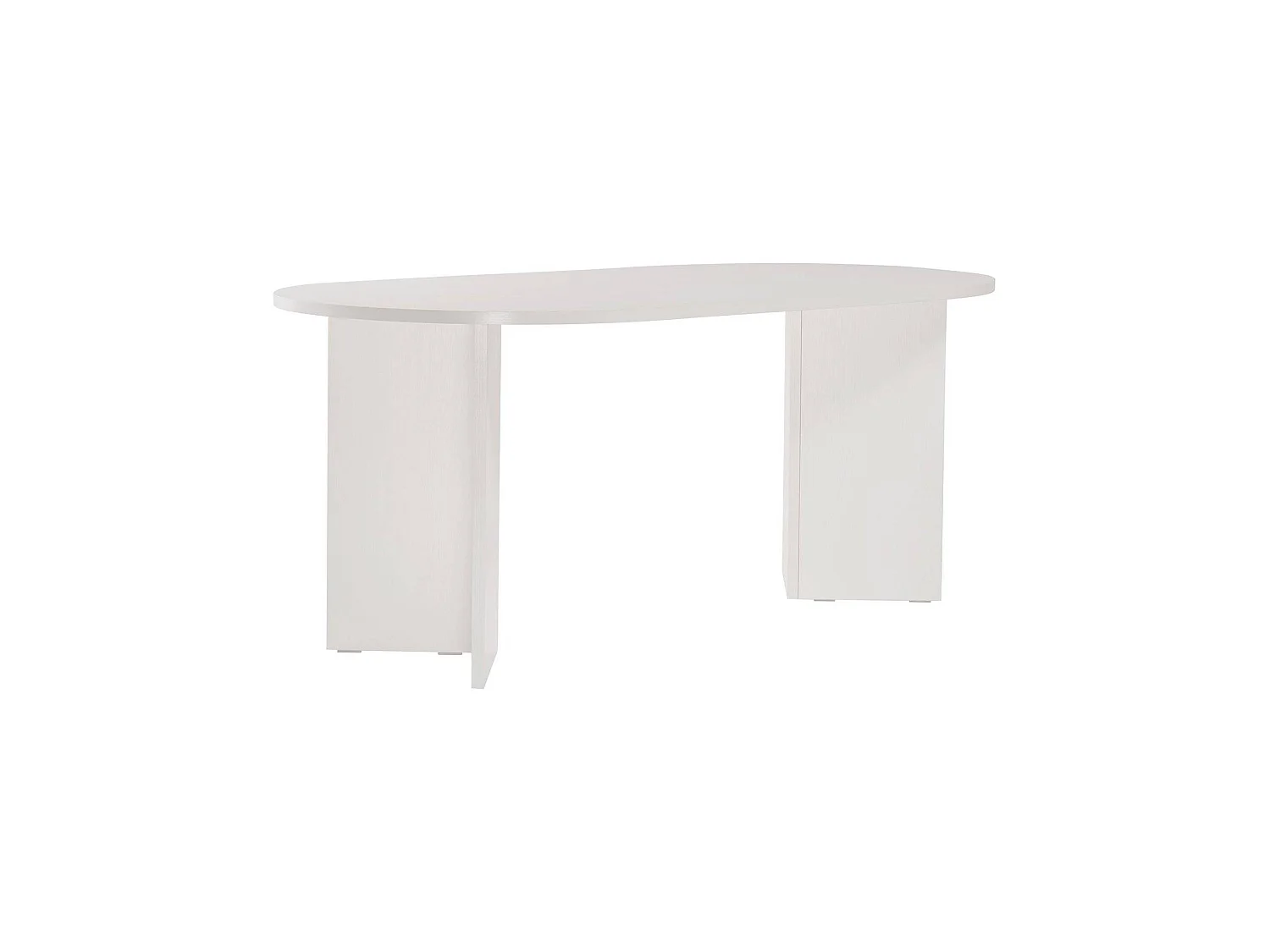 Tavolo Fisso Monterano, 6 Posti, 180x90x75h cm Bianco, Forma Ovale, Peso Supportato 70 kg