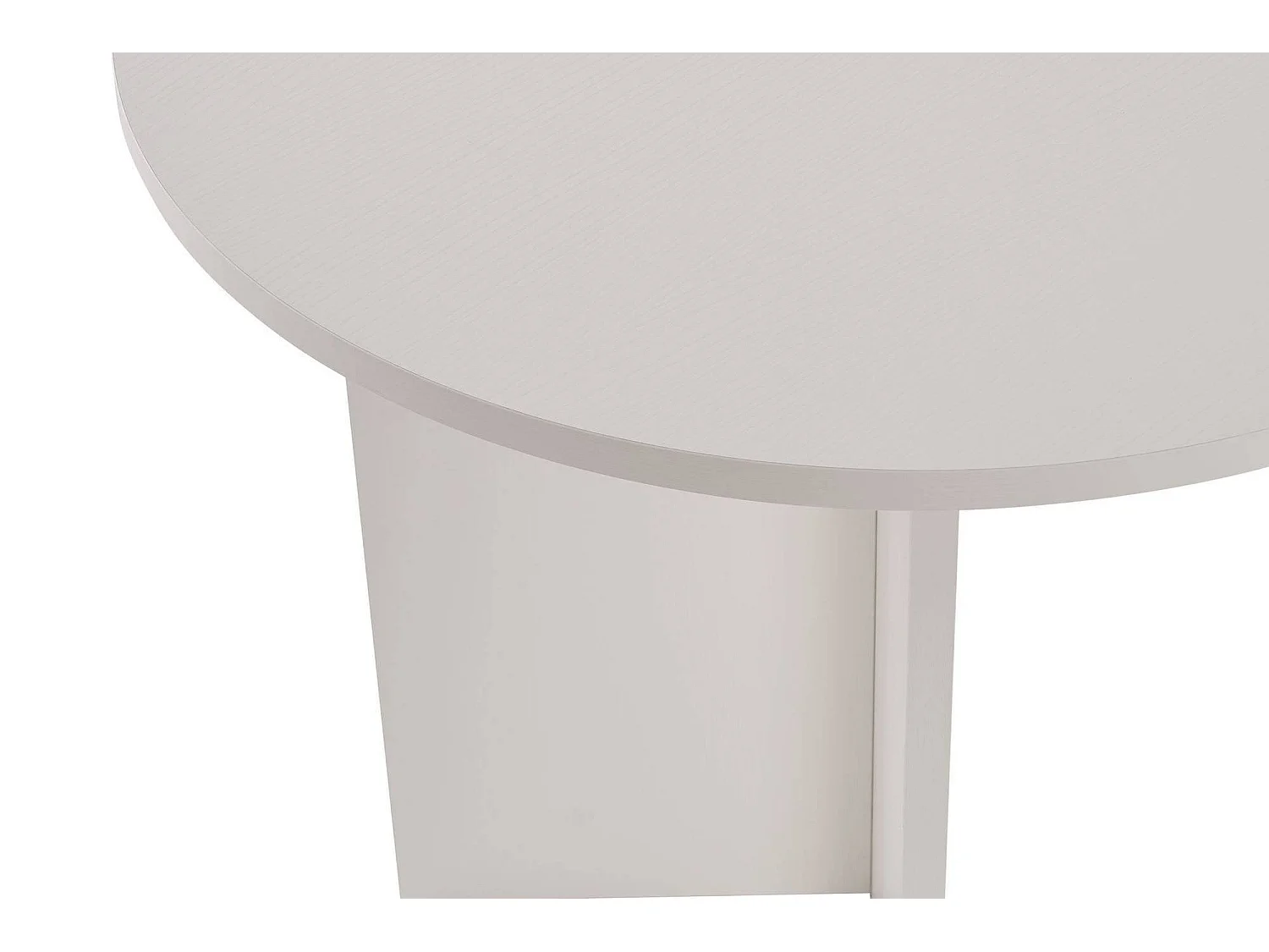 Tavolo Fisso Monterano, 6 Posti, 180x90x75h cm Bianco, Forma Ovale, Peso Supportato 70 kg