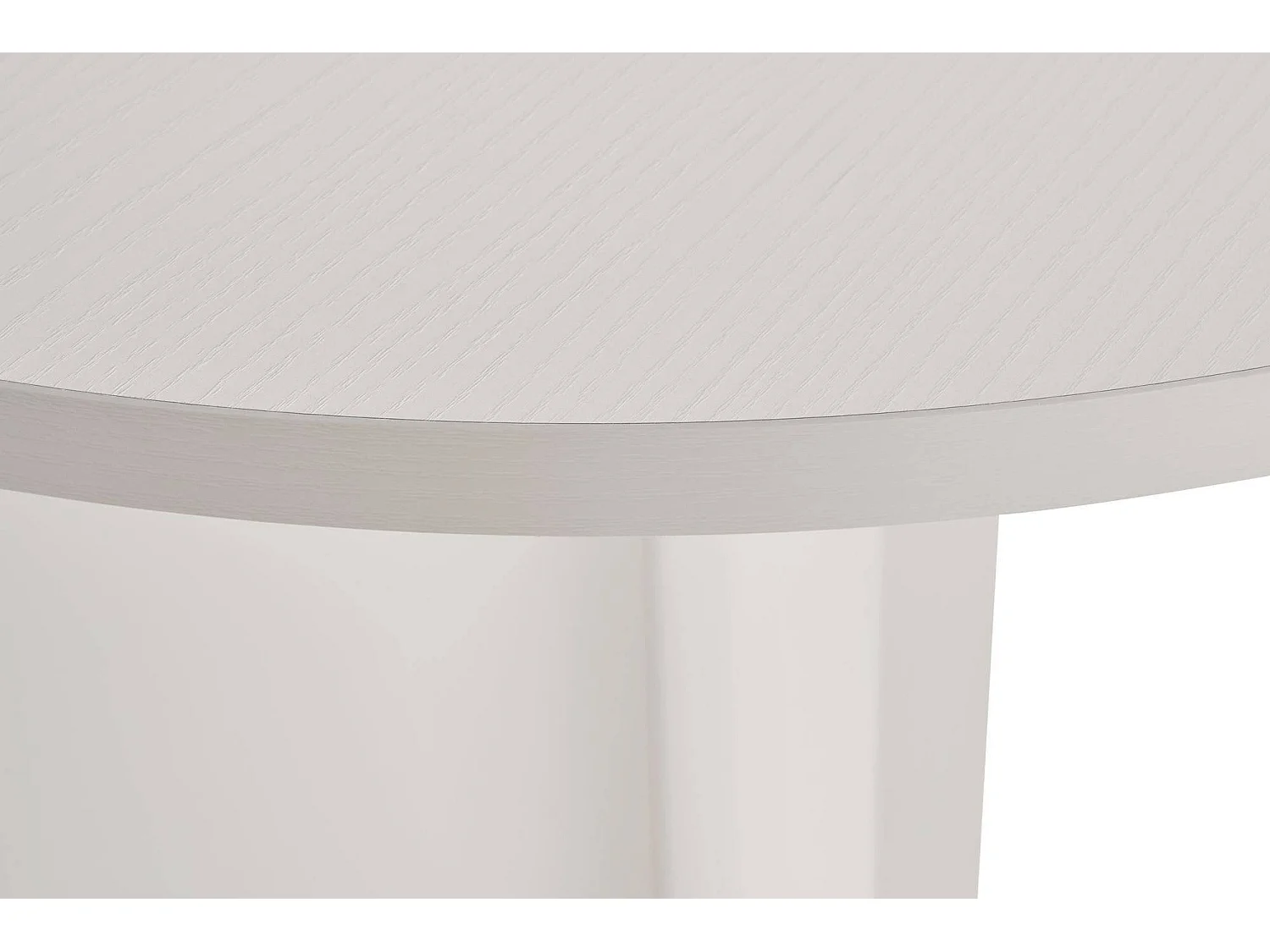 Tavolo Fisso Monterano, 6 Posti, 180x90x75h cm Bianco, Forma Ovale, Peso Supportato 70 kg