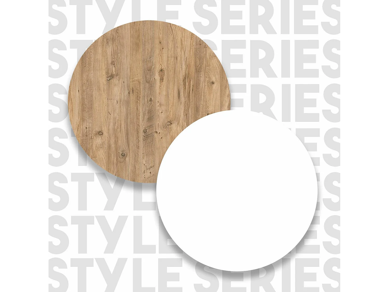 Vaste tafel Pontebba, 2 plaatsen, 120x52x102h cm eikenbruin, rechthoekige vorm, framekleur wit