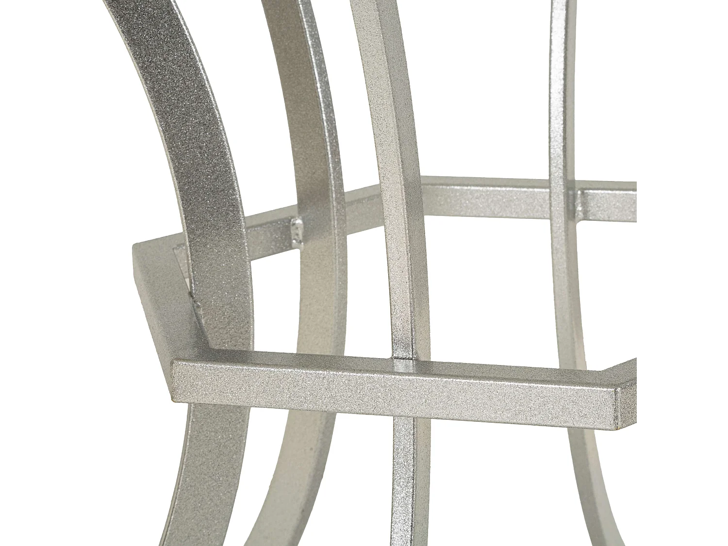 Tavolo Fisso Otmar, 2 Posti, 100x100x77h cm Bianco Marmo, Piano Effetto Marmo, Forma Rotondo