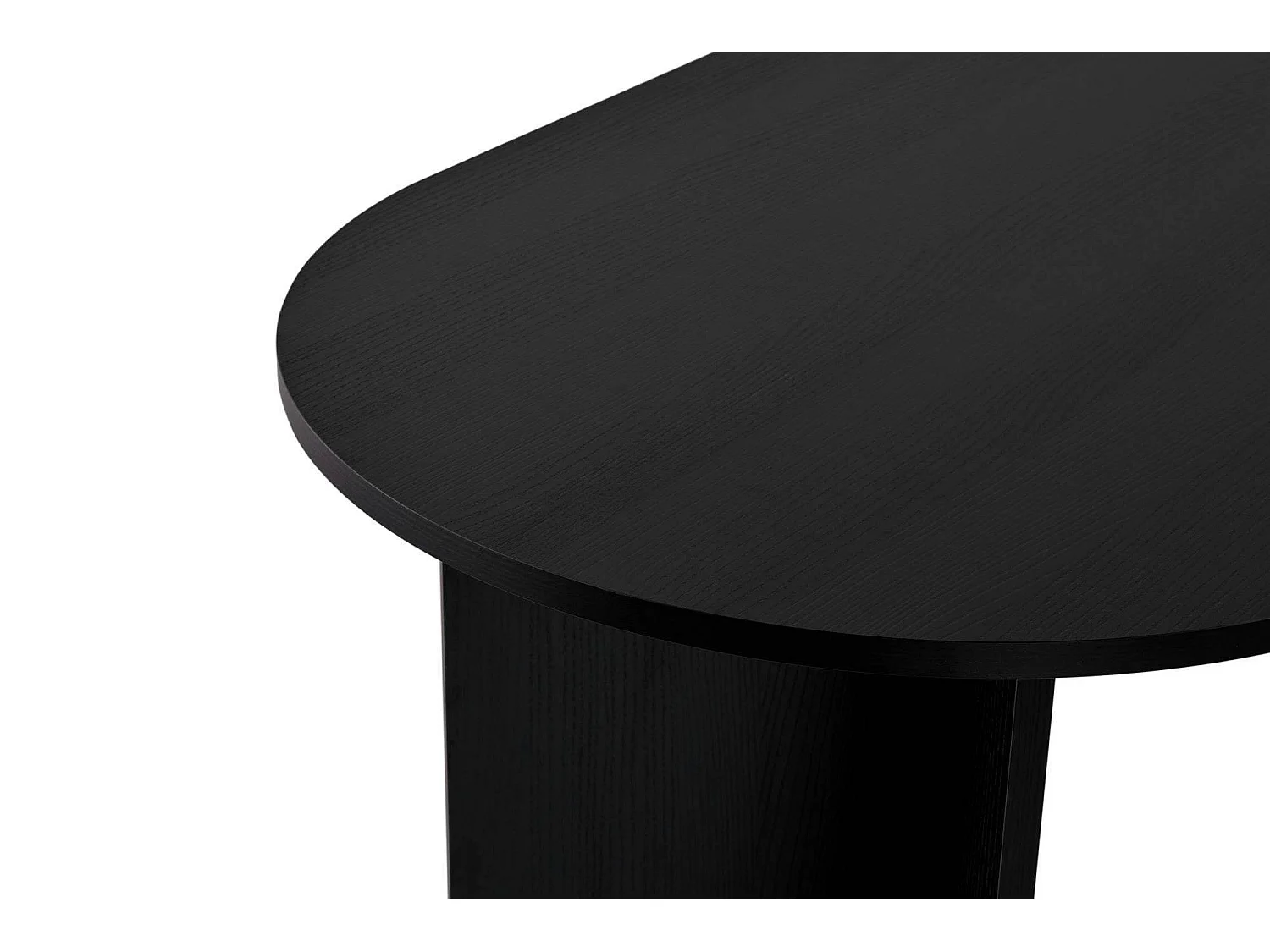 Tavolo Fisso Monterano, 6 Posti, 180x90x75h cm Nero, Forma Ovale, Peso Supportato 70 kg