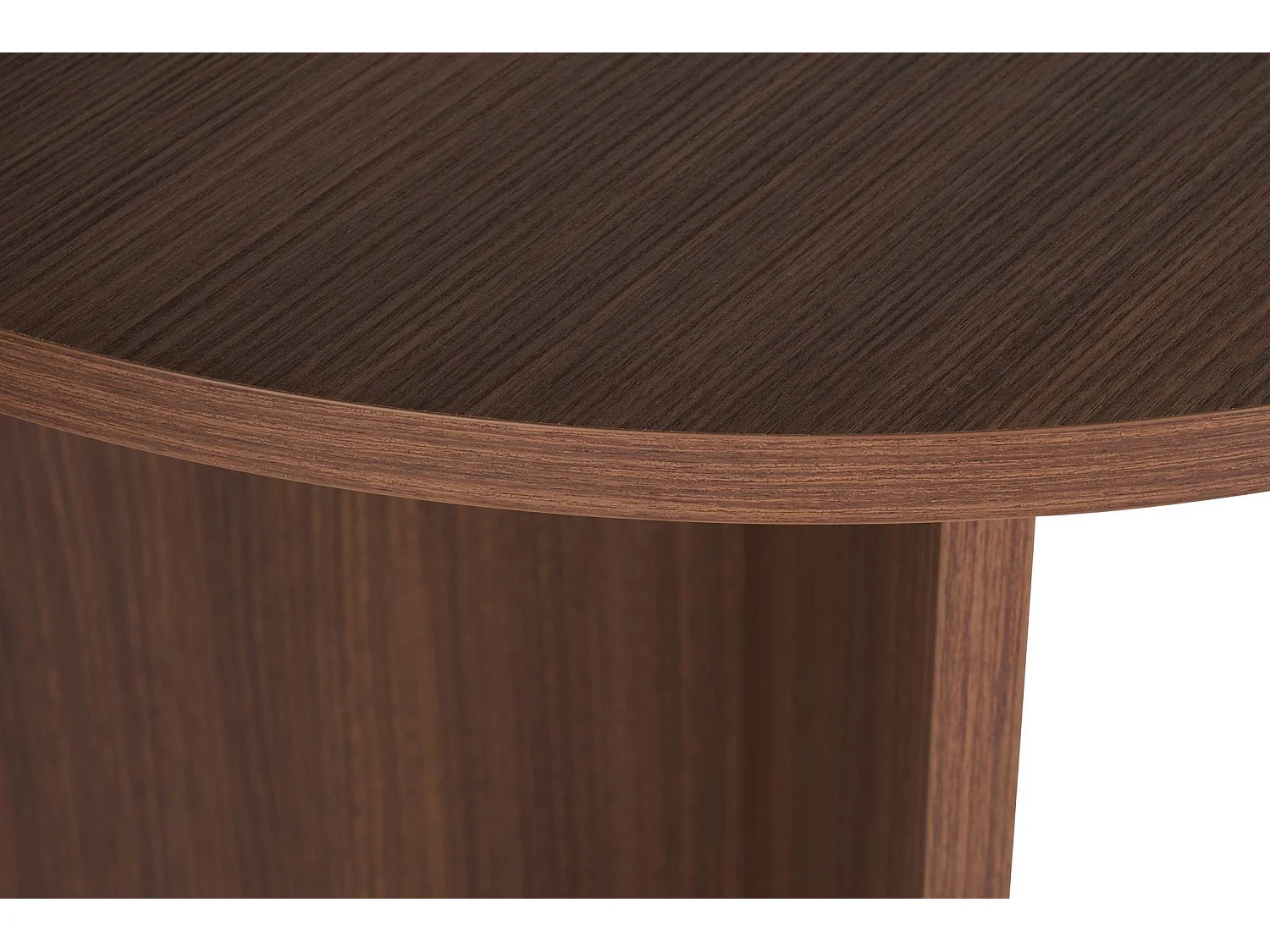 Tavolo Fisso Monterano, 6 Posti, 180x90x75h cm Marrone Noce, Forma Ovale, Peso Supportato 70 kg