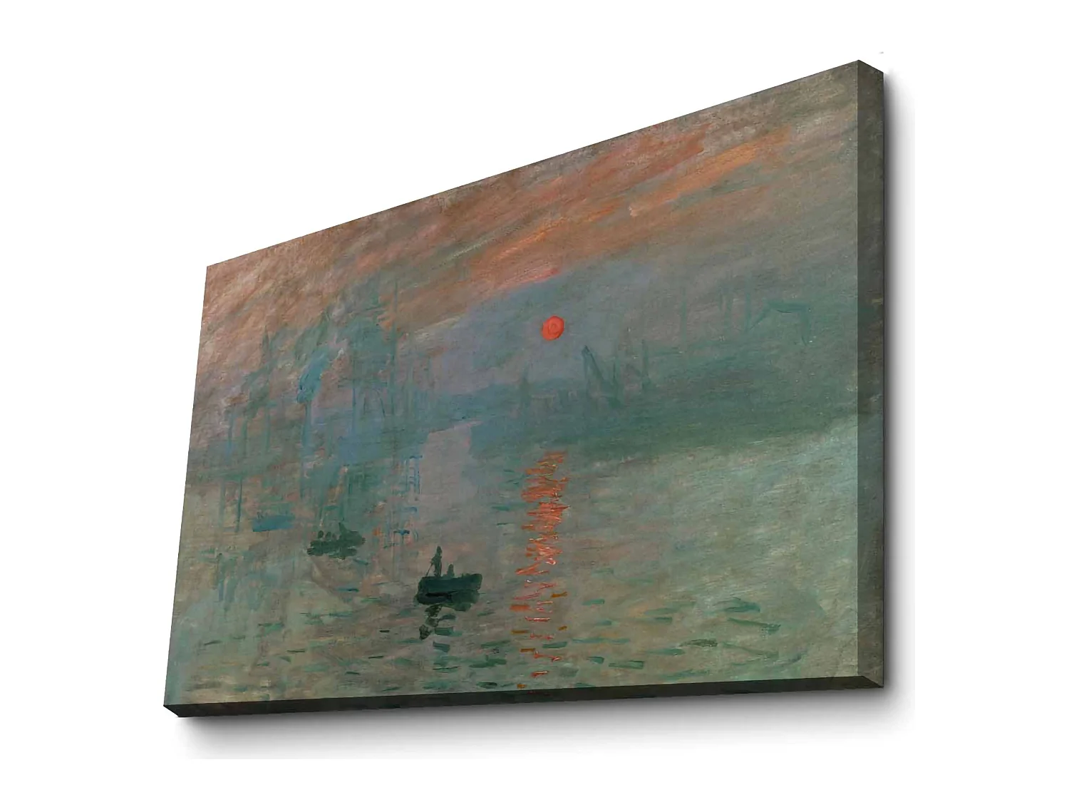 Tableau Nemara, Structure en Tissu, 70x100h cm Multicolore, Bois Nobilité
