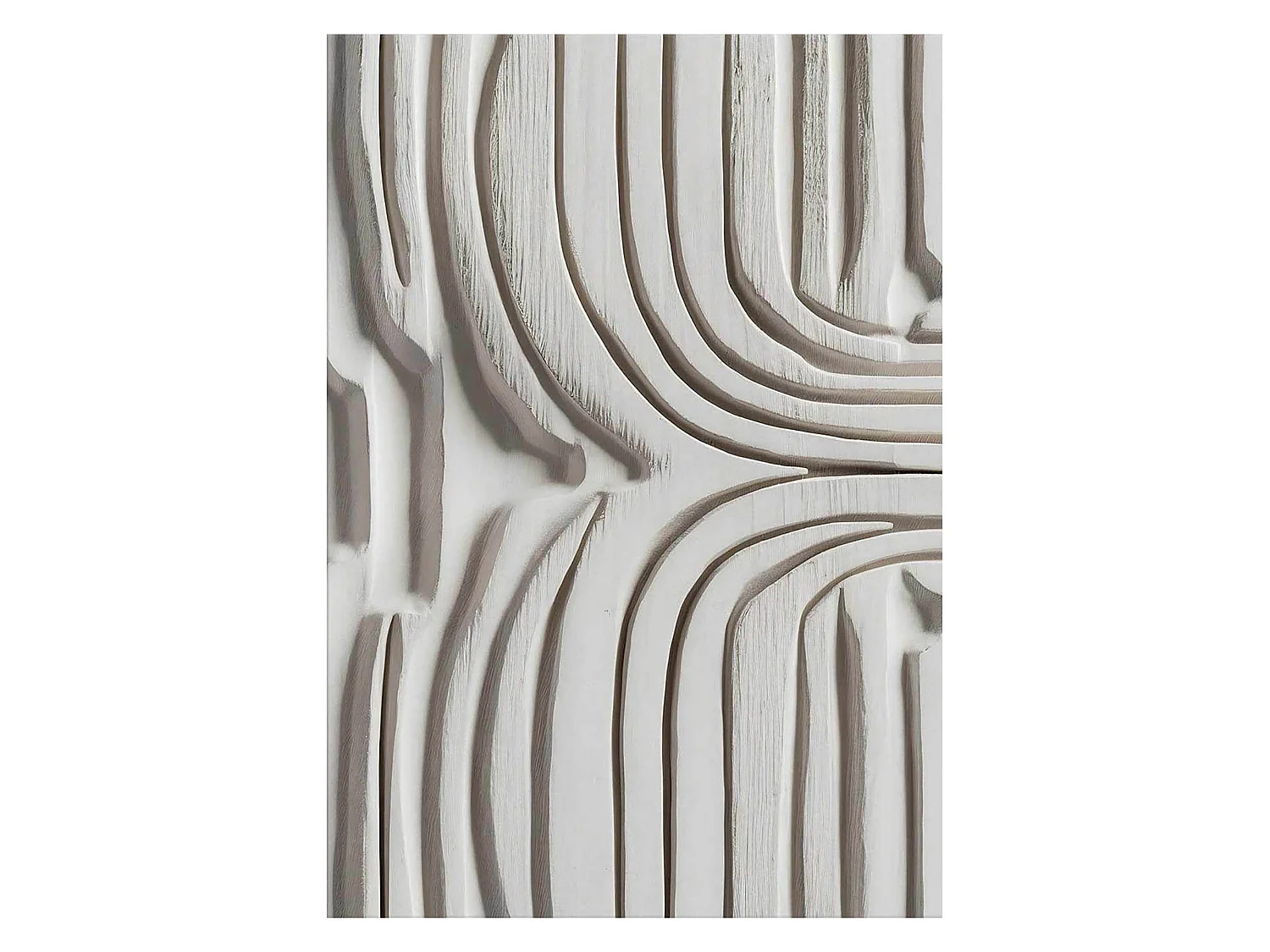 Tableau Naga, Structure en Tissu, 70x100h cm Multicolore, Bois Noblé, Structure Bois Noblé