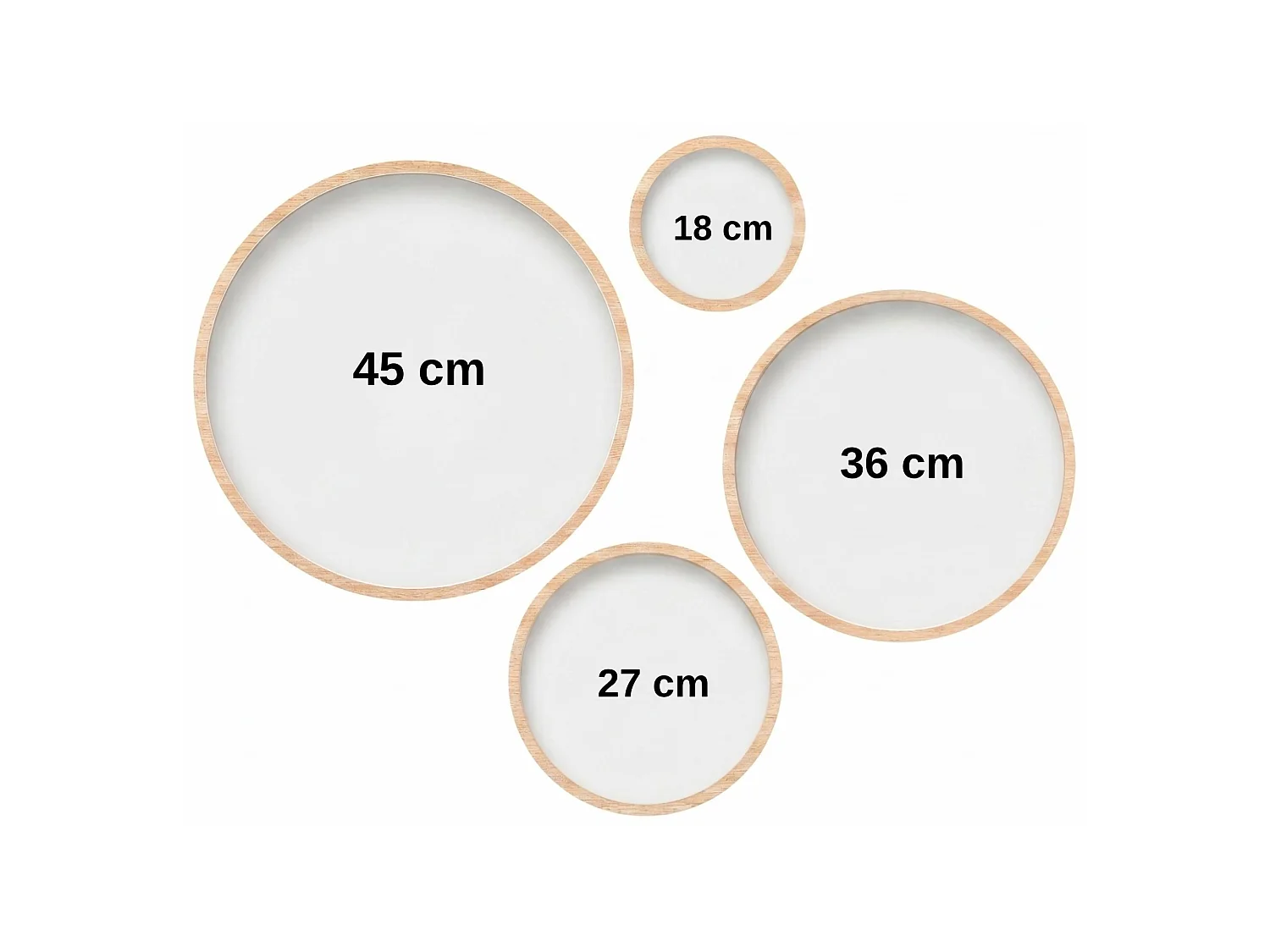 Tableau Memelira, Structure en Bois Noble, 45x45h cm Multicolore,