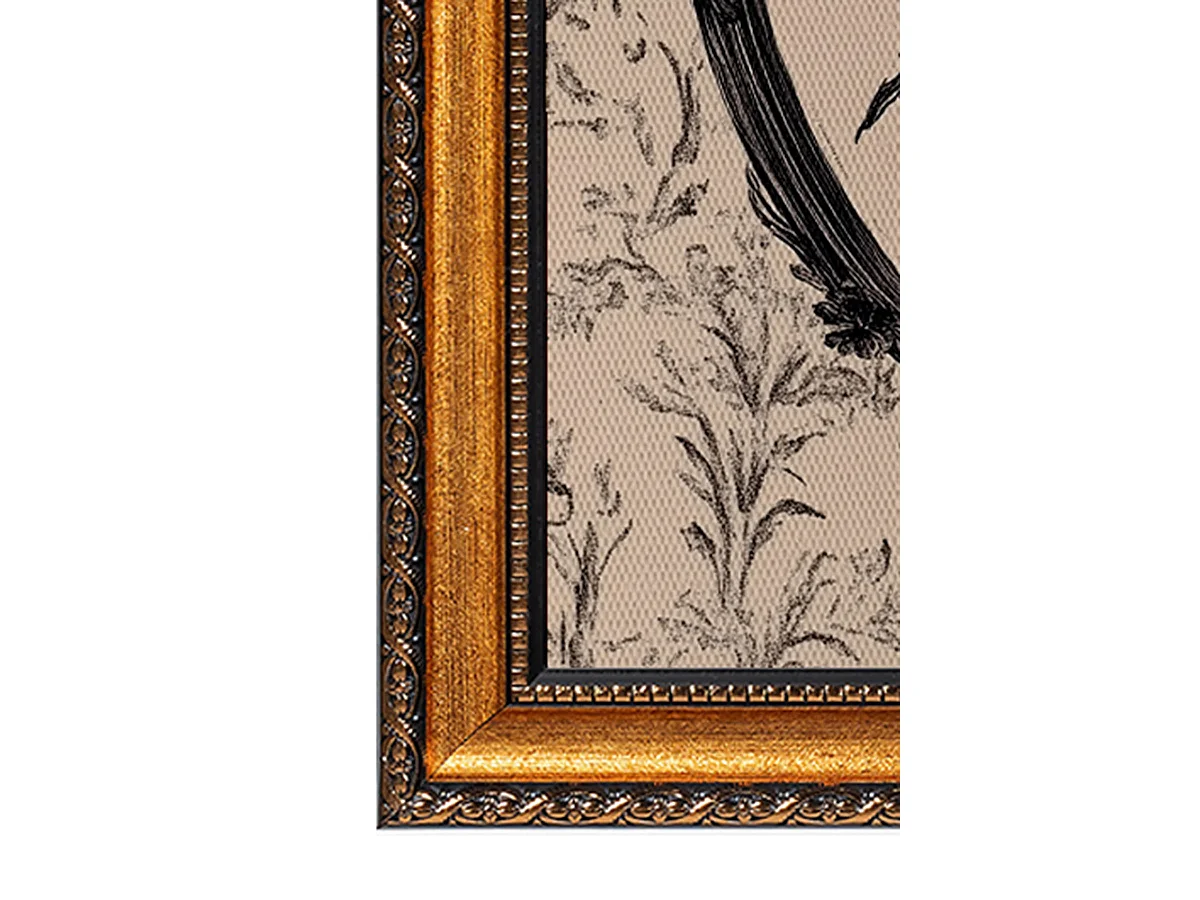 Tableau Natoro, Structure en Tissu, 40x60h cm Multicolore, Bois Nobilé, Structure Bois Nobilé