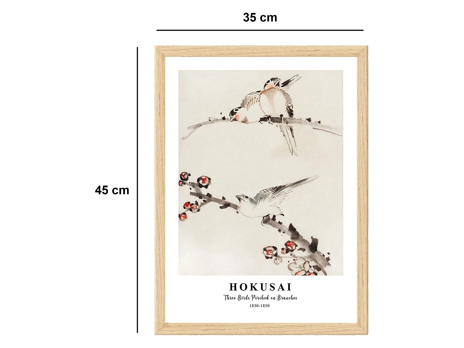 Cadre Mibanaha, structure en tissu, 35x45h cm multicolore, bois noble, structure bois noble