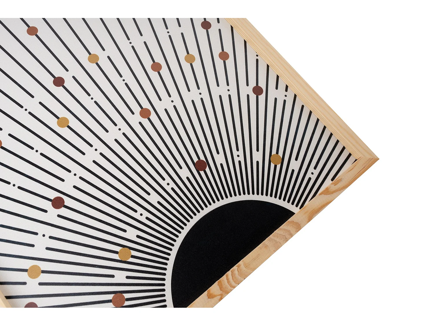 Tableau Menonepa, Structure en bois noble, 50x70h cm Multicolore