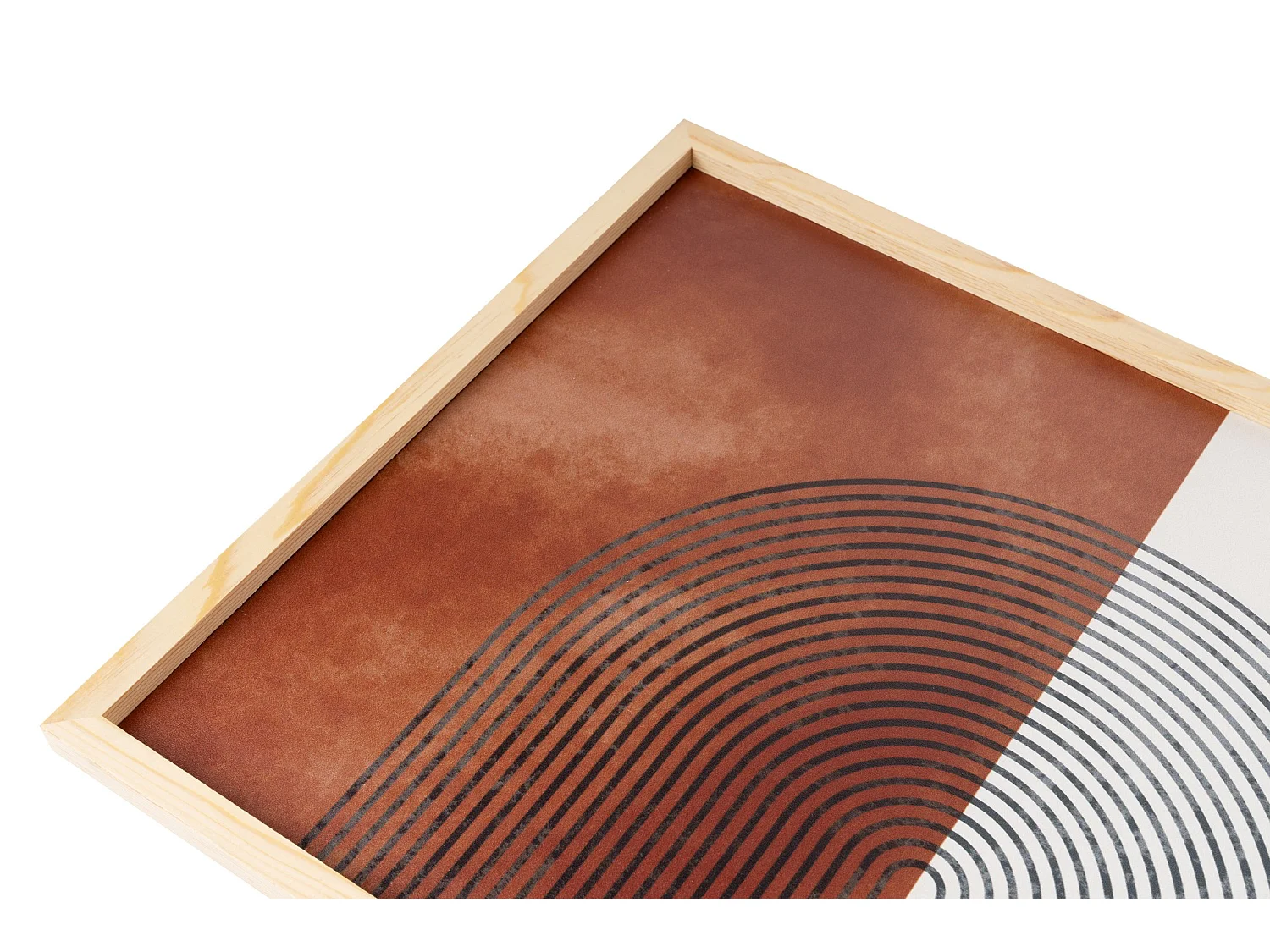 Tableau Menonepa, Structure en bois noble, 50x70h cm Multicolore