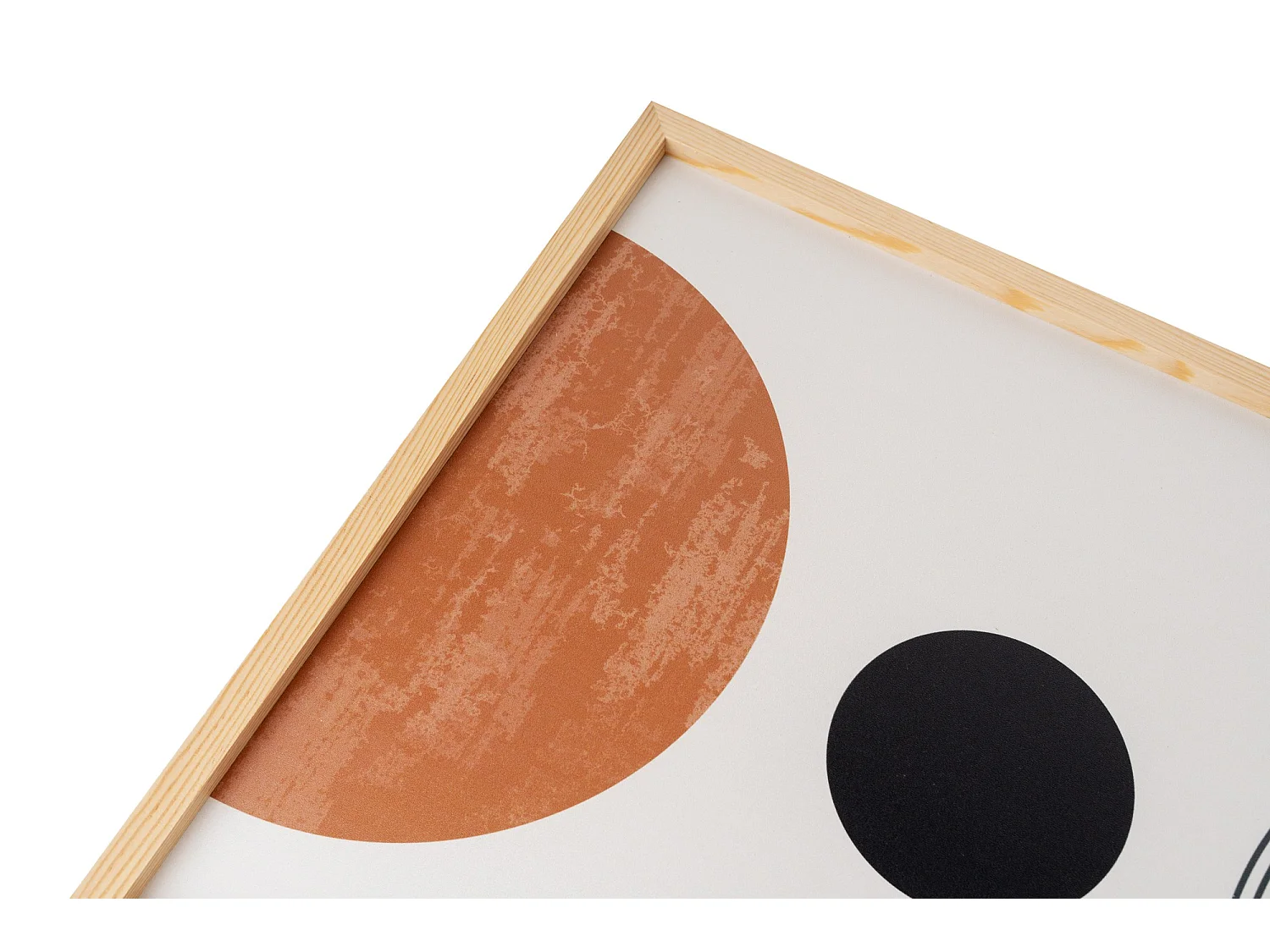 Tableau Menonepa, Structure en bois noble, 50x70h cm Multicolore
