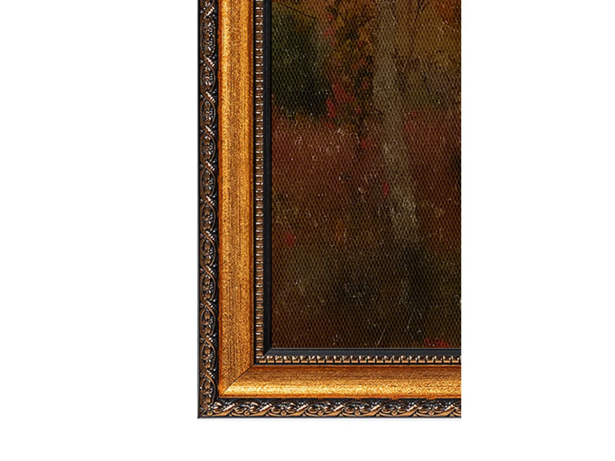 Tableau Nateli, Structure en tissu, 40x60h cm Multicolore, Bois Nobilisé, Structure en Bois Nobilisé