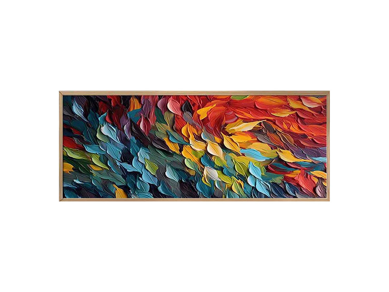 Cadre Ciblé, Structure en Bois Nobilé, 50x120h cm Multicolore,