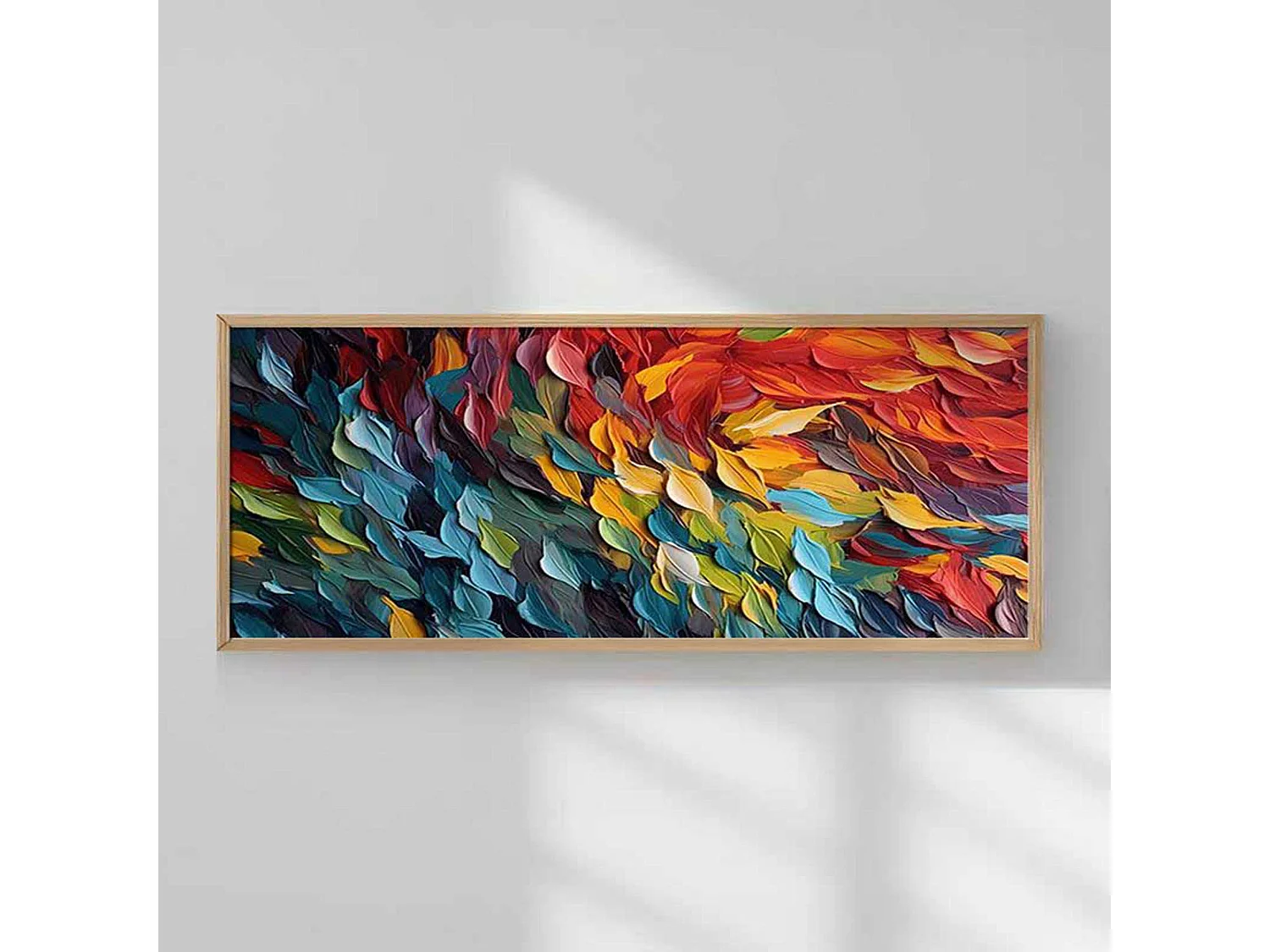 Cadre Ciblé, Structure en Bois Nobilé, 50x120h cm Multicolore,