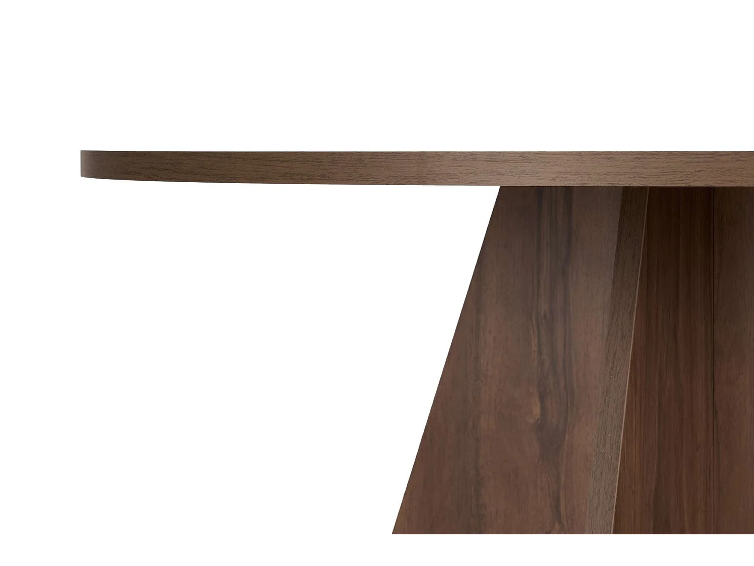 Tavolo Fisso Racale, 4 Posti, 120x120x75h cm Marrone Noce, Forma Rotondo, Peso Supportato 60 kg
