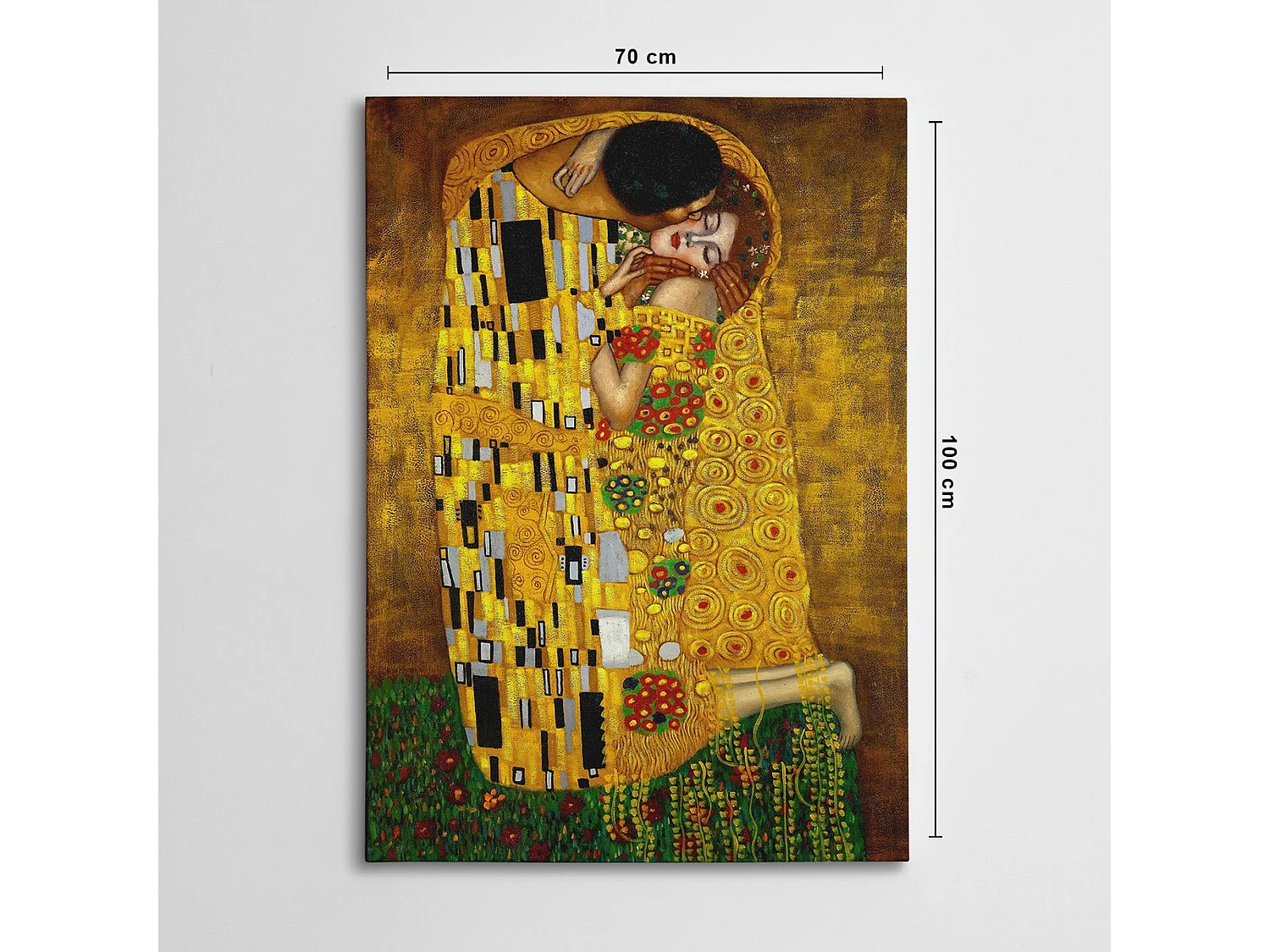 Tableau Nebamaba, Structure en Tissu, 70x100h cm Multicolore, Bois Nobilité, Structure en Bois Nobilité