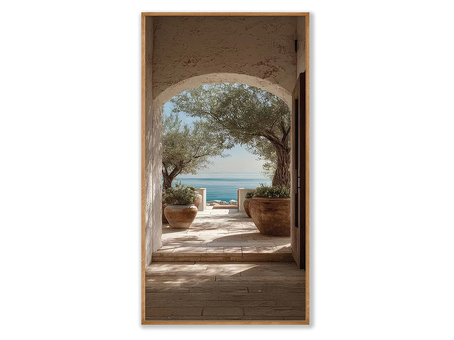 Tableau Minilika, Structure en Bois Reconstitué, 120x50h cm Multicolore,