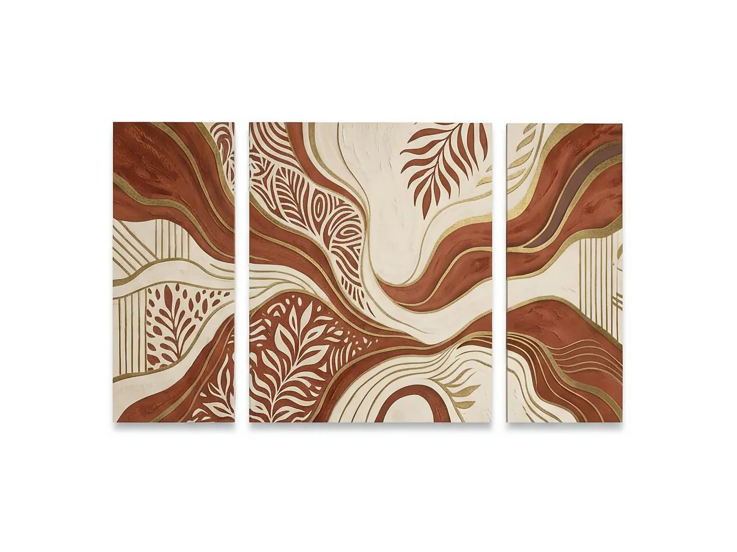 Tableau Nalinola, Structure en Tissu, 90x90h cm Multicolore, Structure en Bois Noblisé